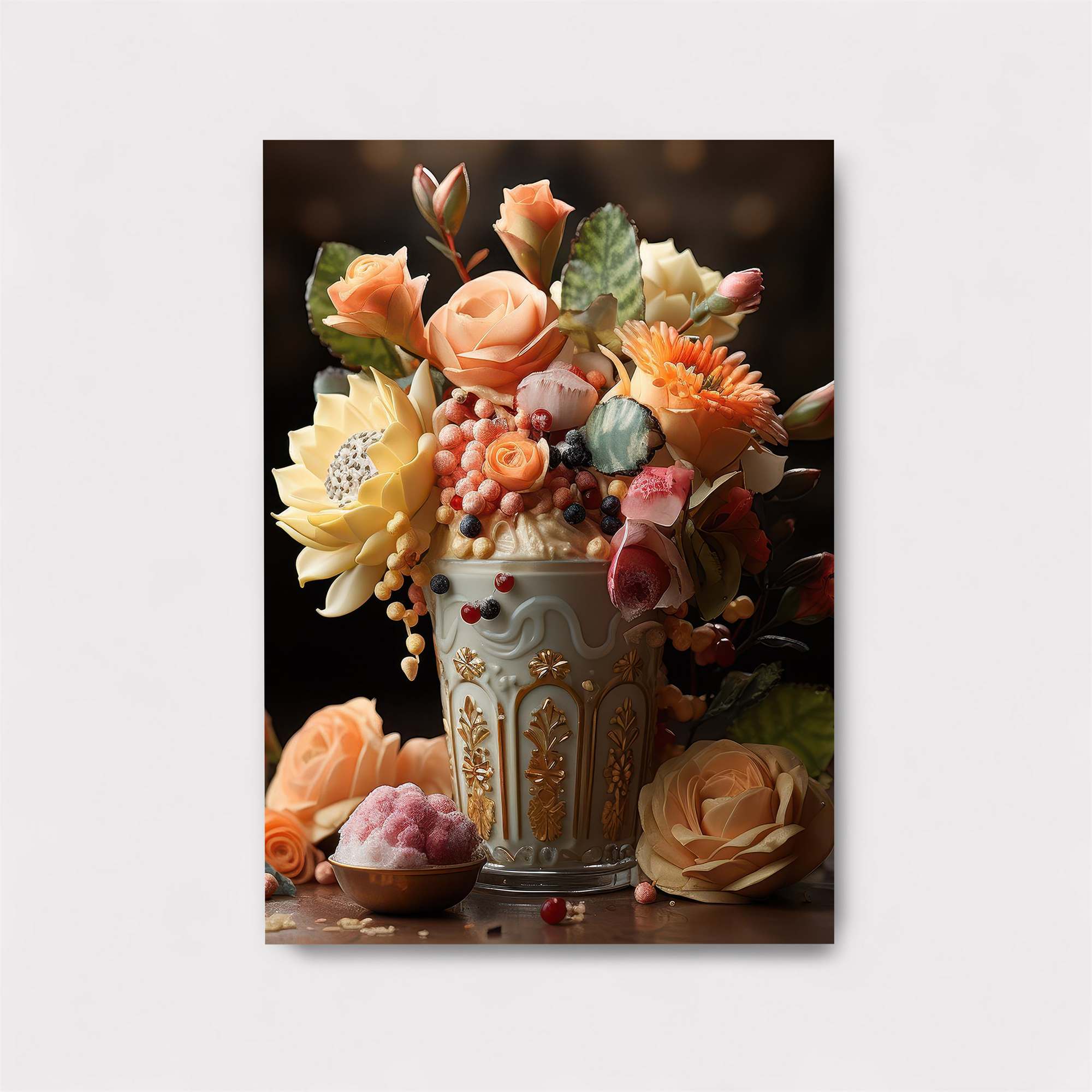 Floral Elegance Safe Wall Magnetic / M