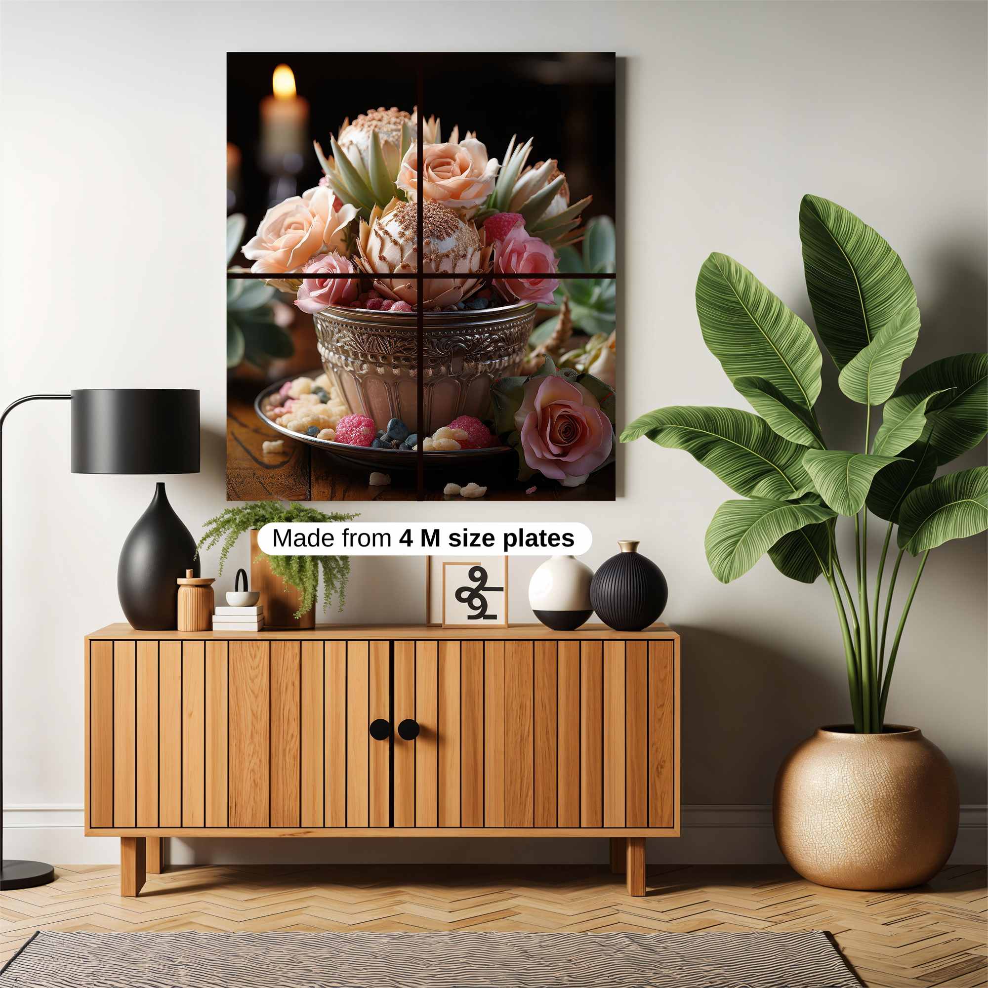 Floral Enchantment Safe Wall Magnetic / M