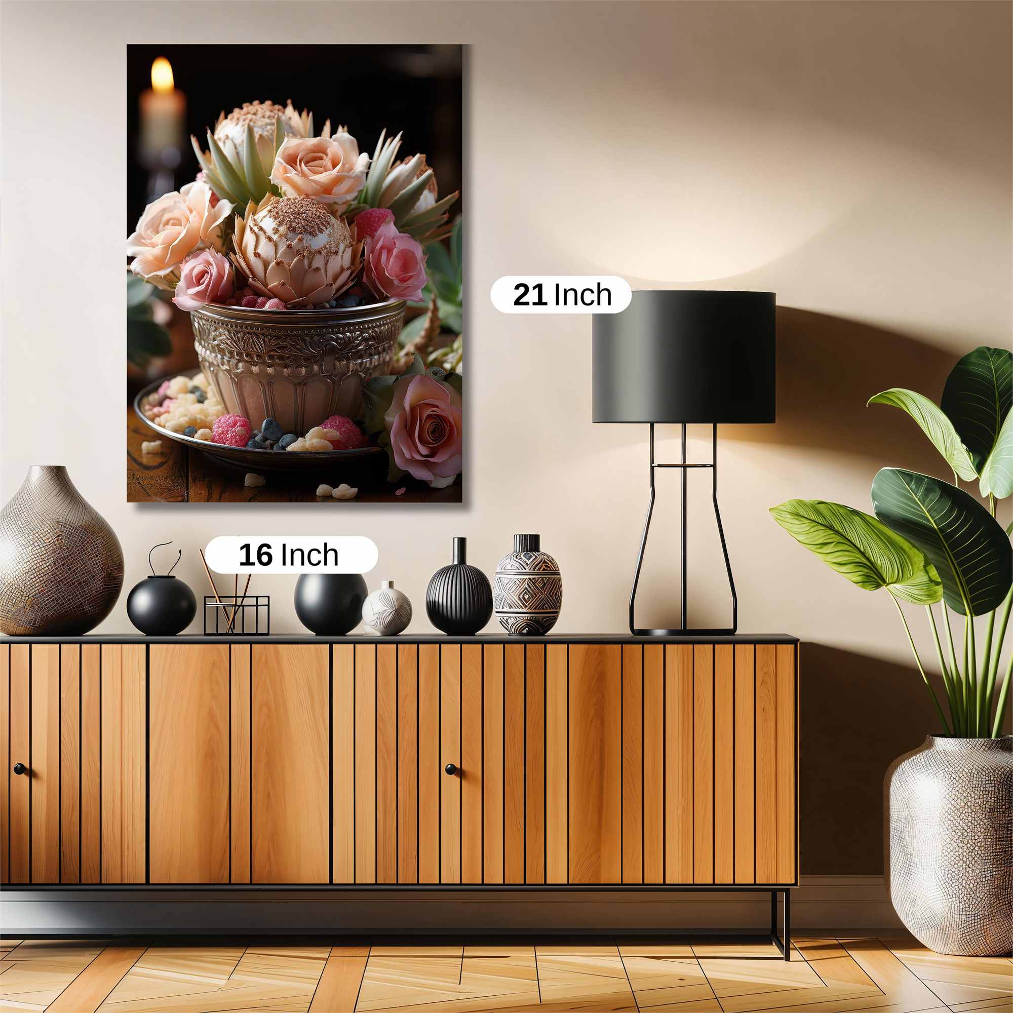 Floral Enchantment Safe Wall Magnetic / M