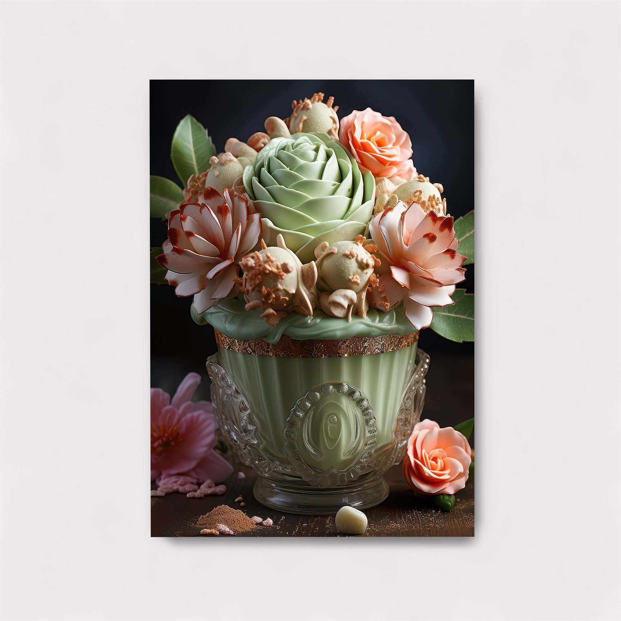 Floral Elegance Safe Wall Magnetic / M