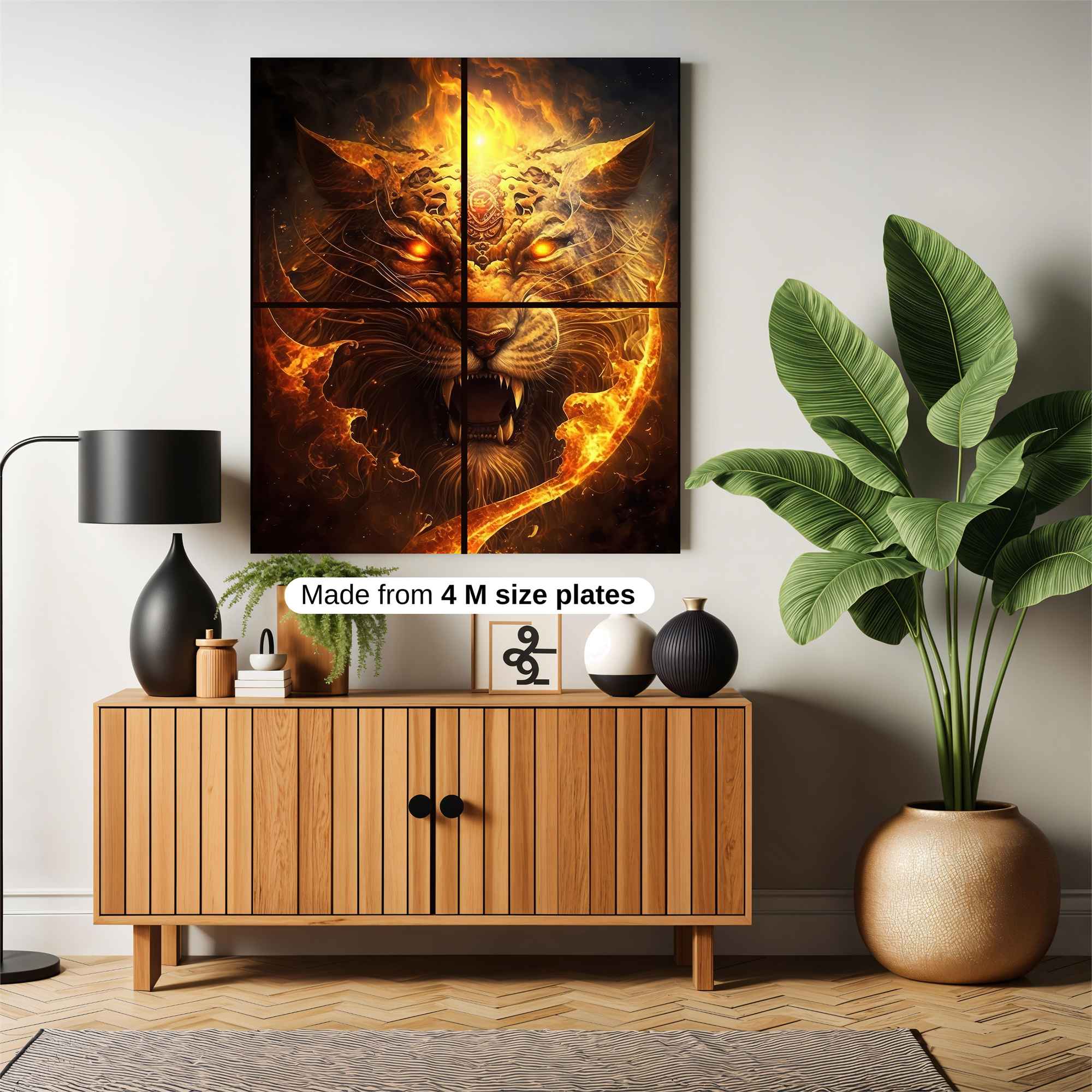 Fiery Majesty Safe Wall Magnetic / M