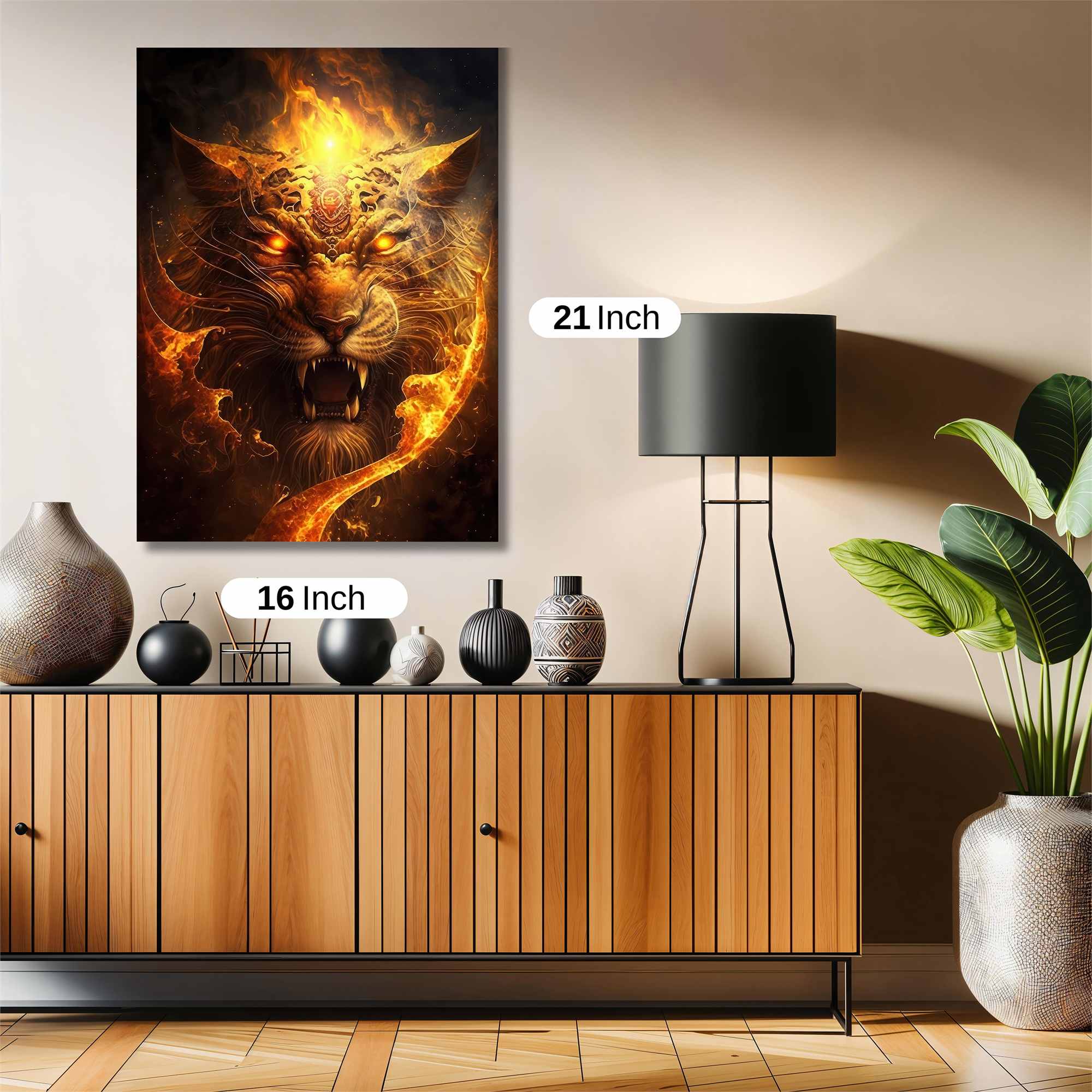 Fiery Majesty Safe Wall Magnetic / M