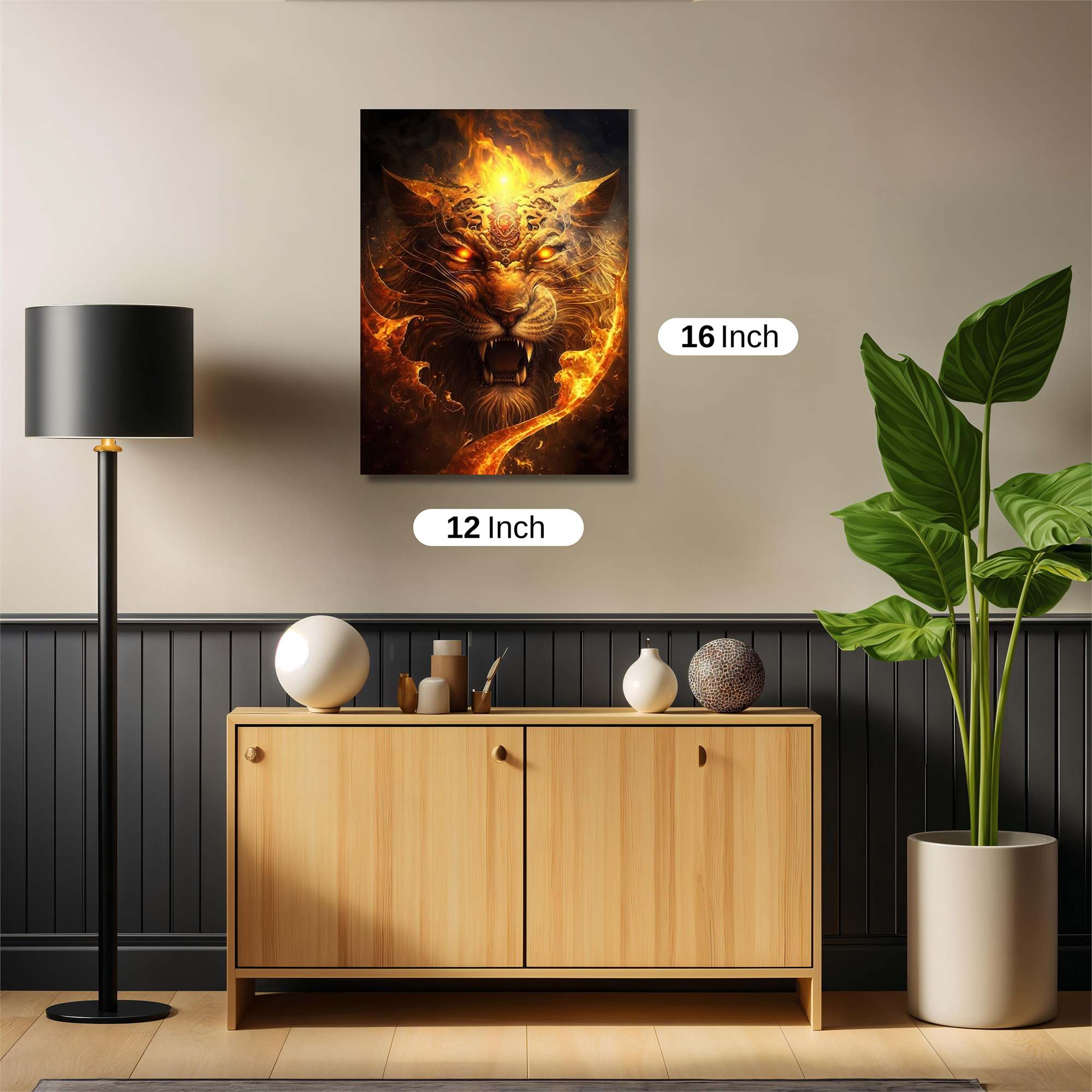 Fiery Majesty Safe Wall Magnetic / M