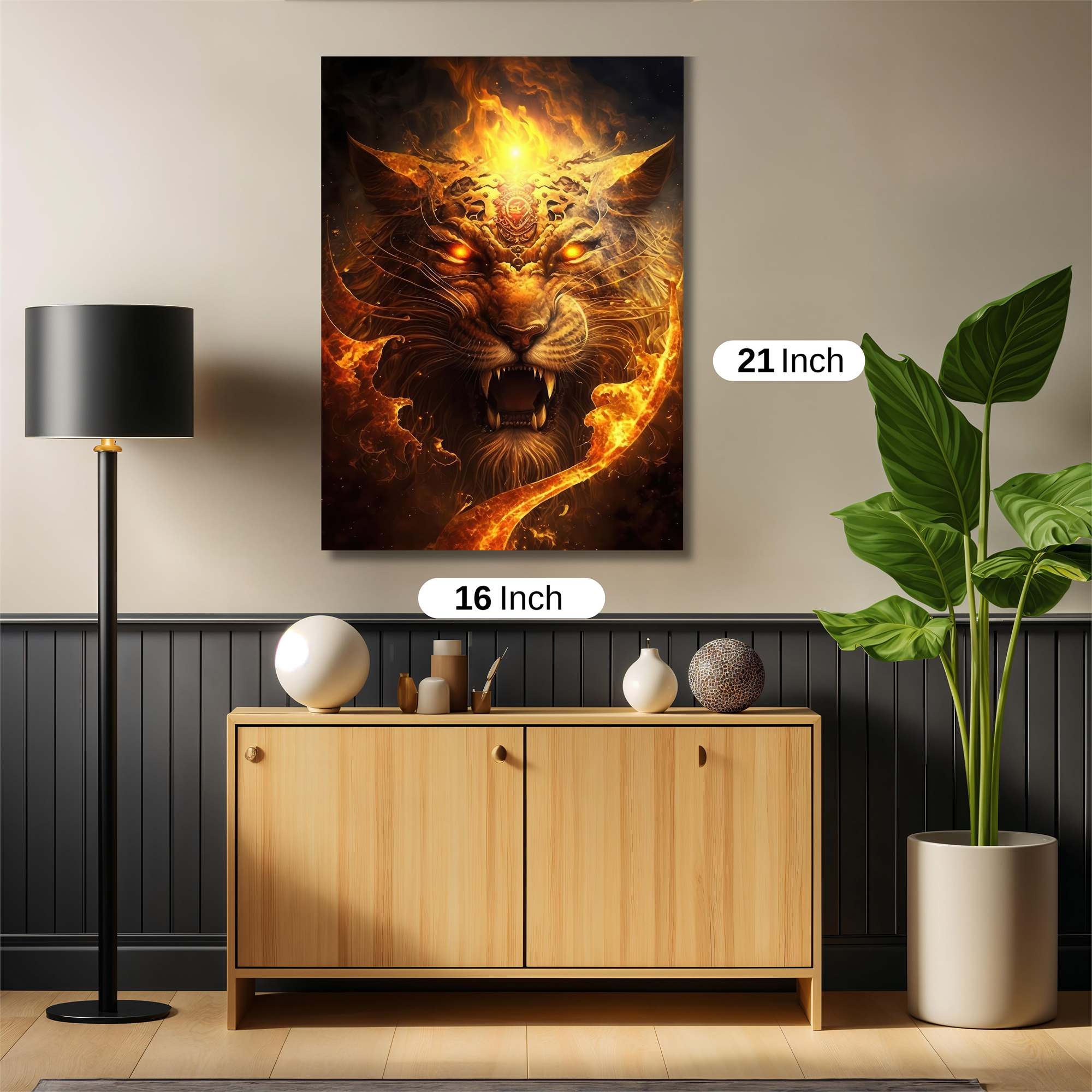 Fiery Majesty Safe Wall Magnetic / M