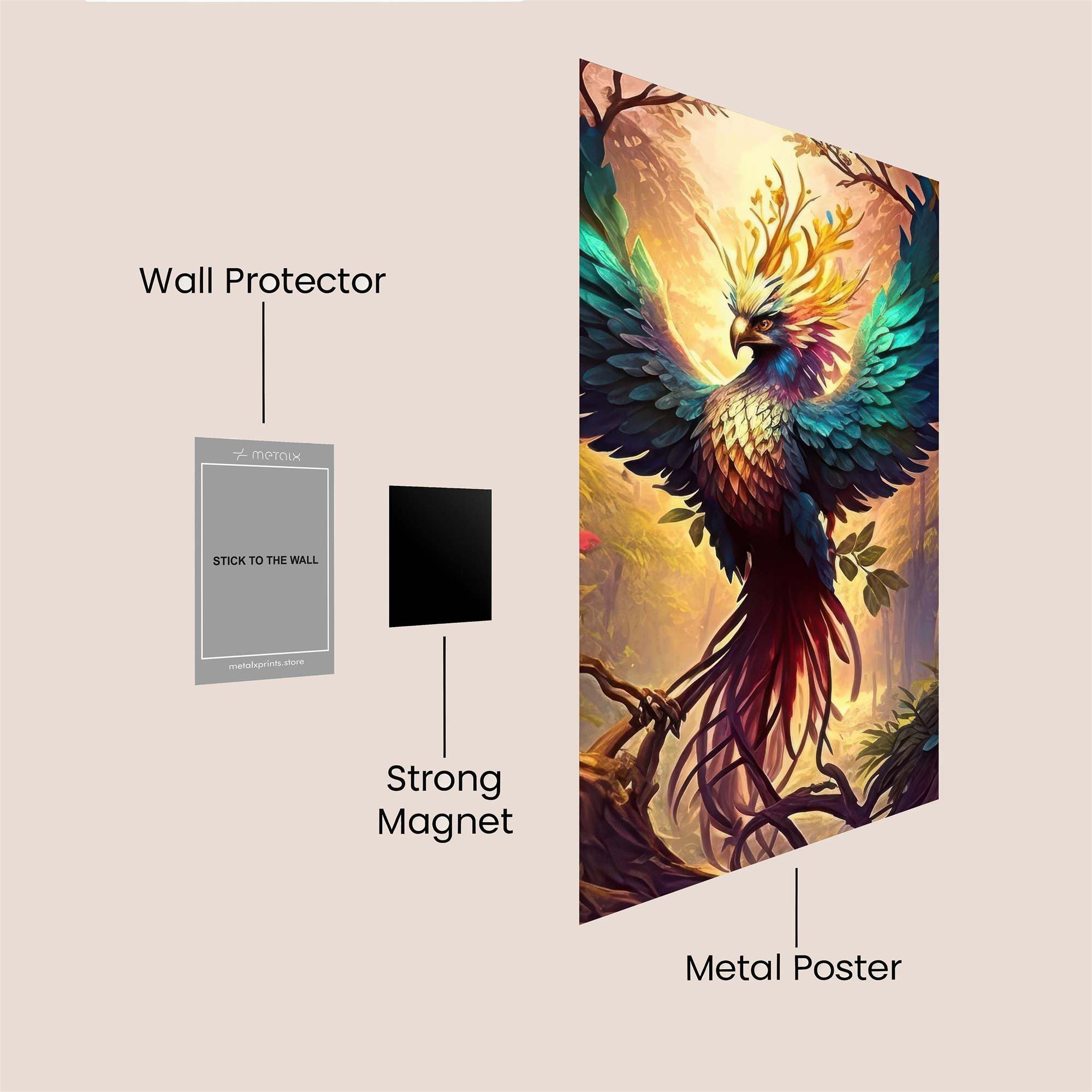 Phoenix Radiance Safe Wall Magnetic / M