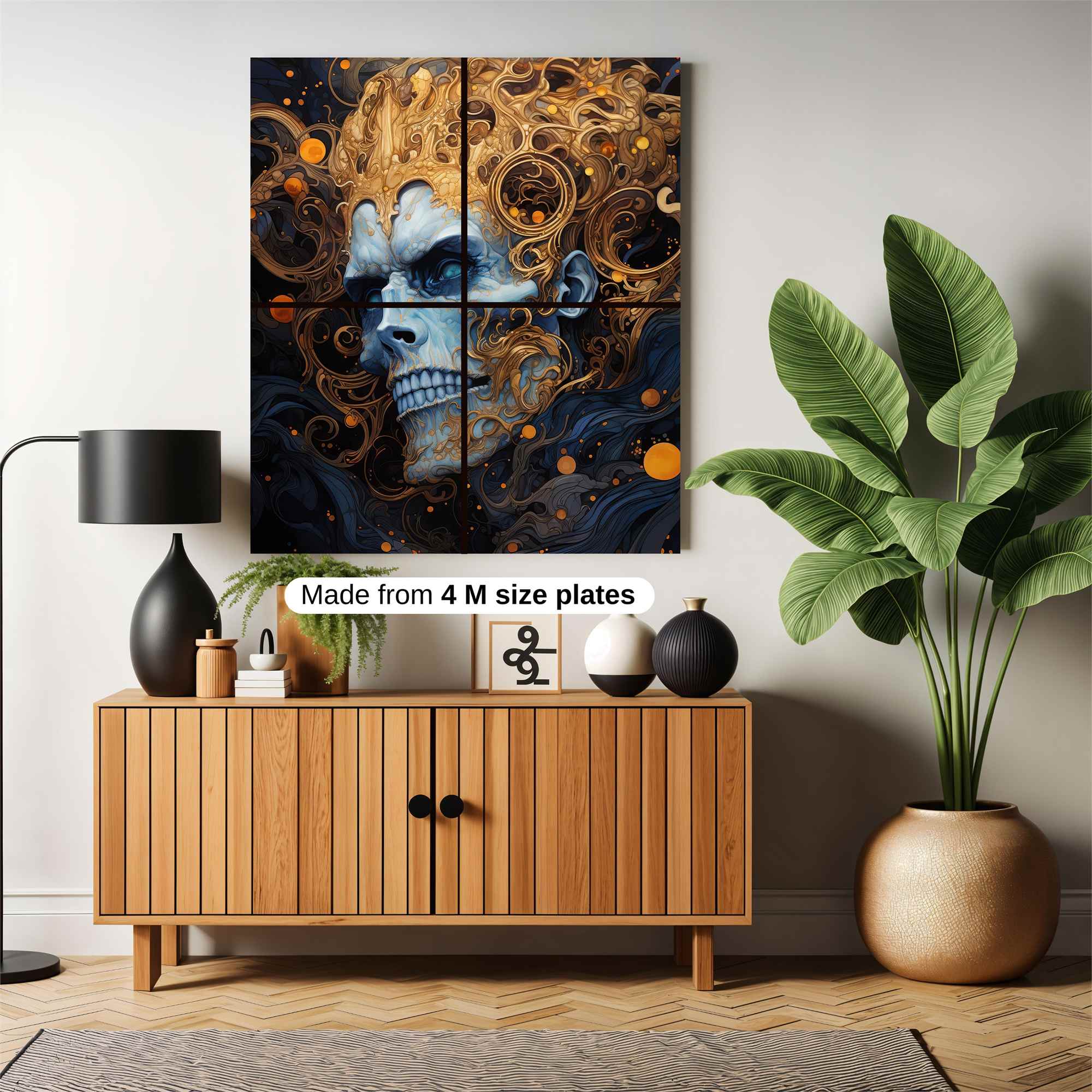 Skull Enigma Safe Wall Magnetic / M