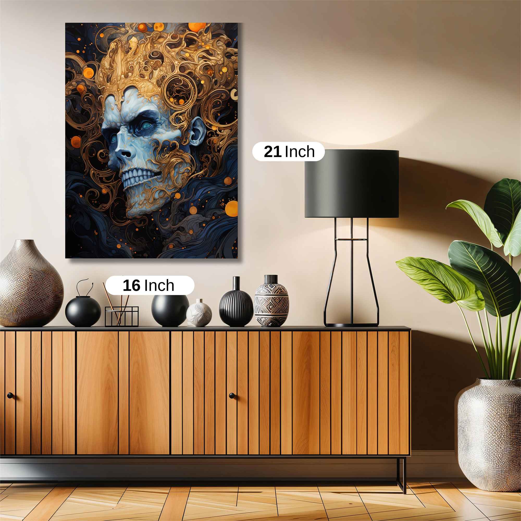 Skull Enigma Safe Wall Magnetic / M