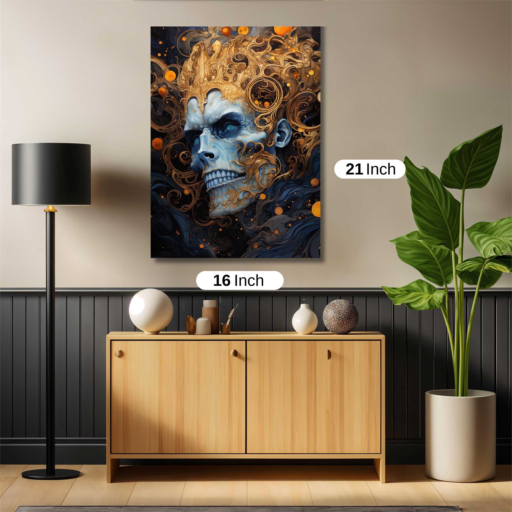 Skull Enigma Safe Wall Magnetic / M