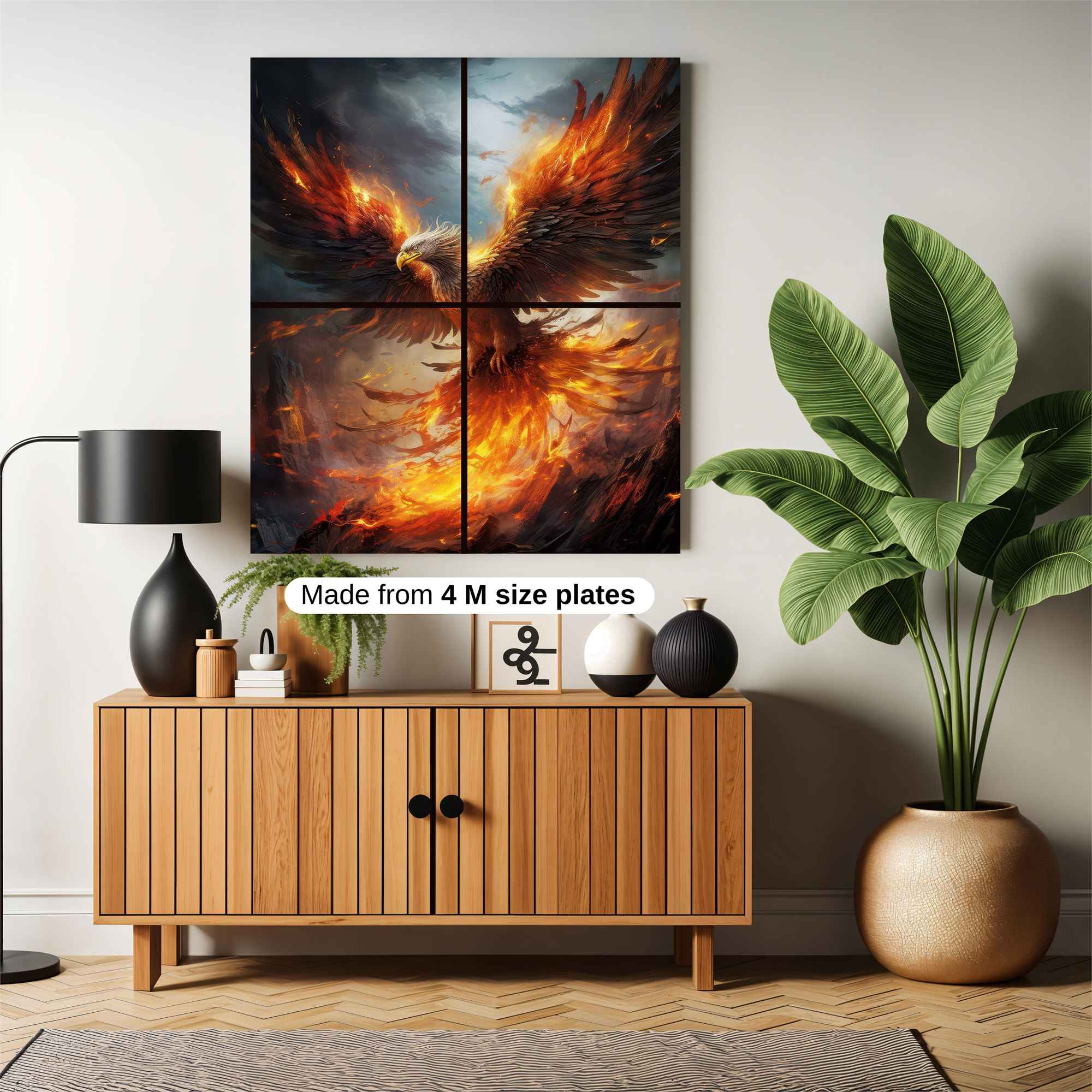 Phoenix Blaze Safe Wall Magnetic / M