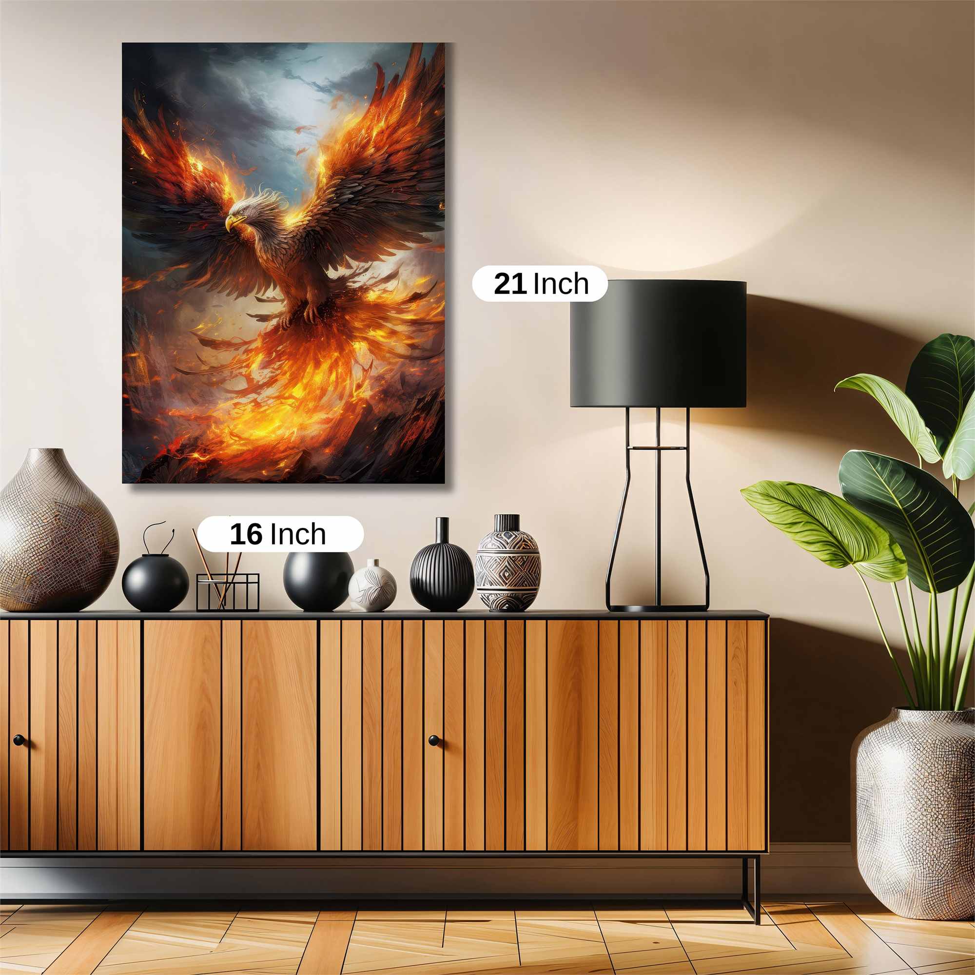 Phoenix Blaze Safe Wall Magnetic / M
