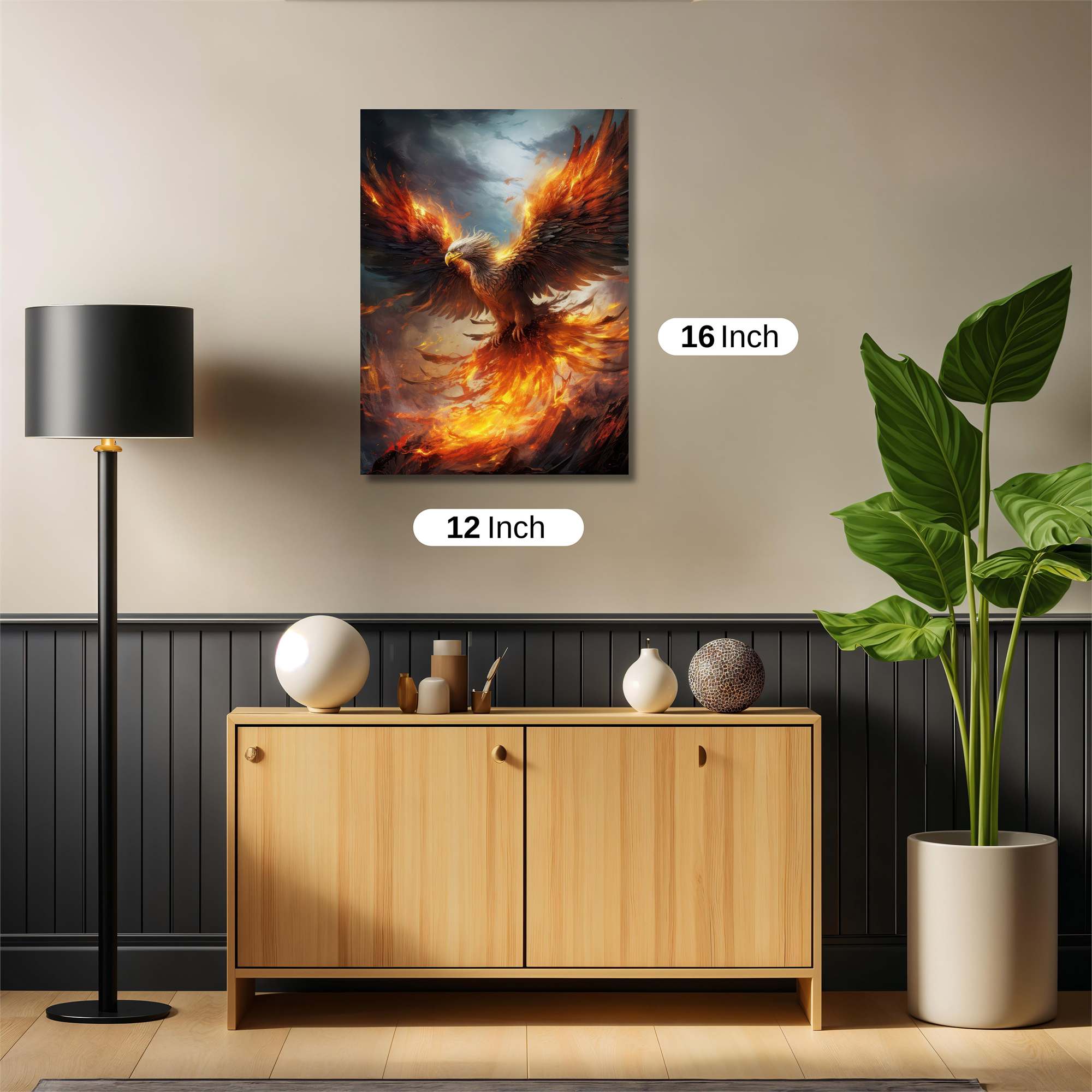 Phoenix Blaze Safe Wall Magnetic / M