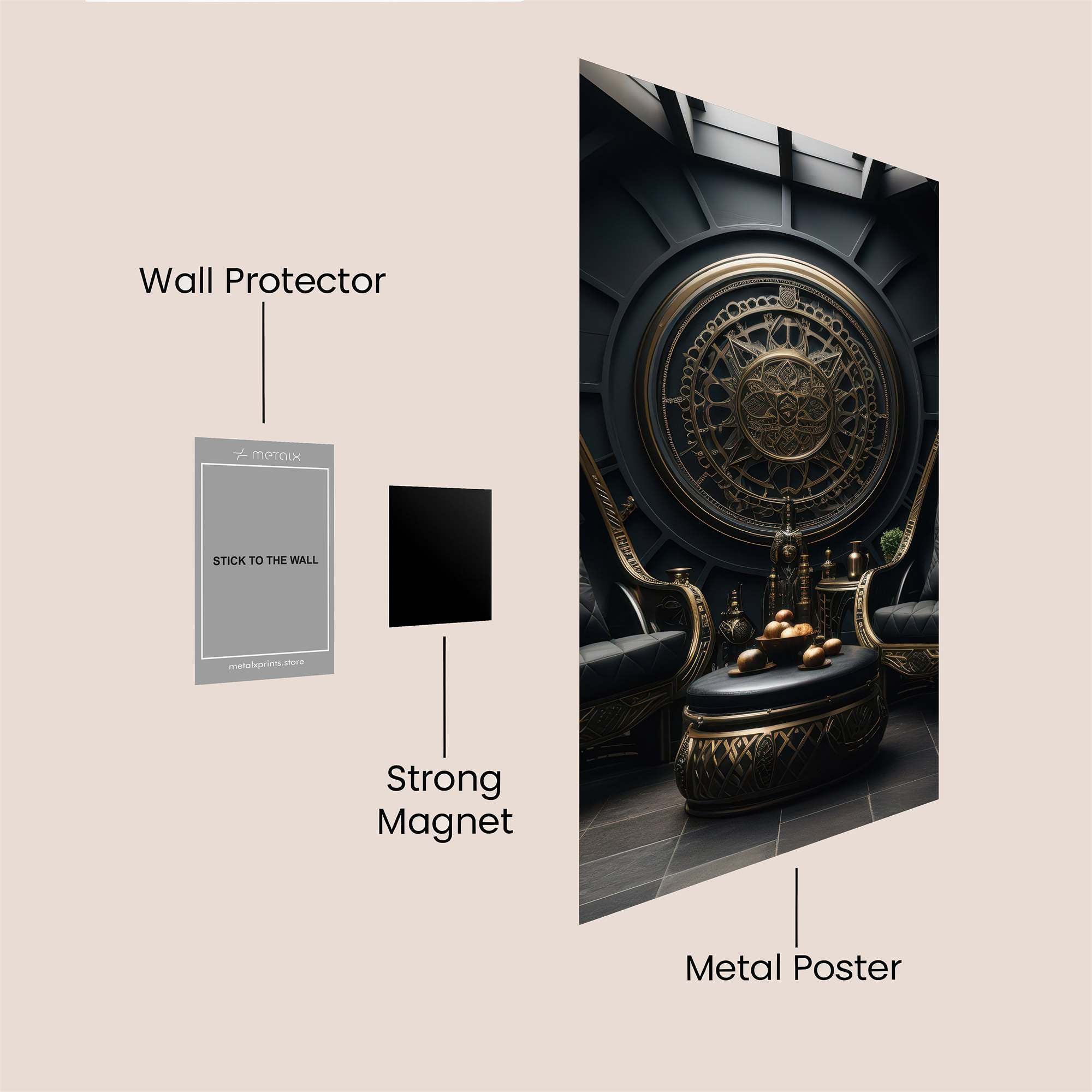 Throne Enigma Safe Wall Magnetic / M