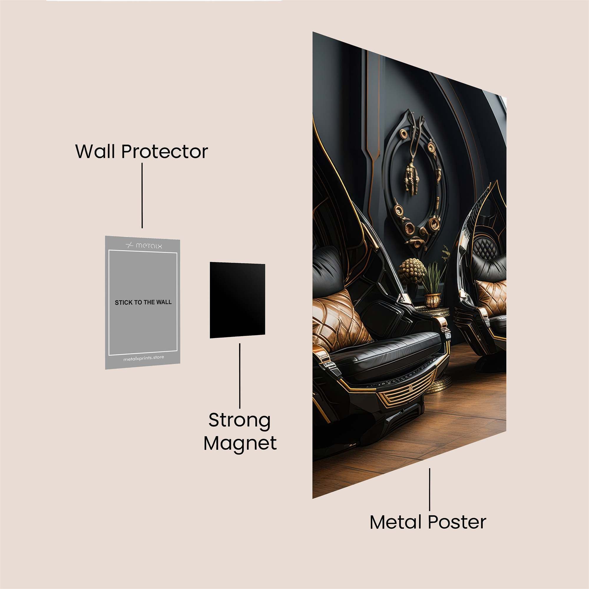 Throne Elegance Safe Wall Magnetic / M
