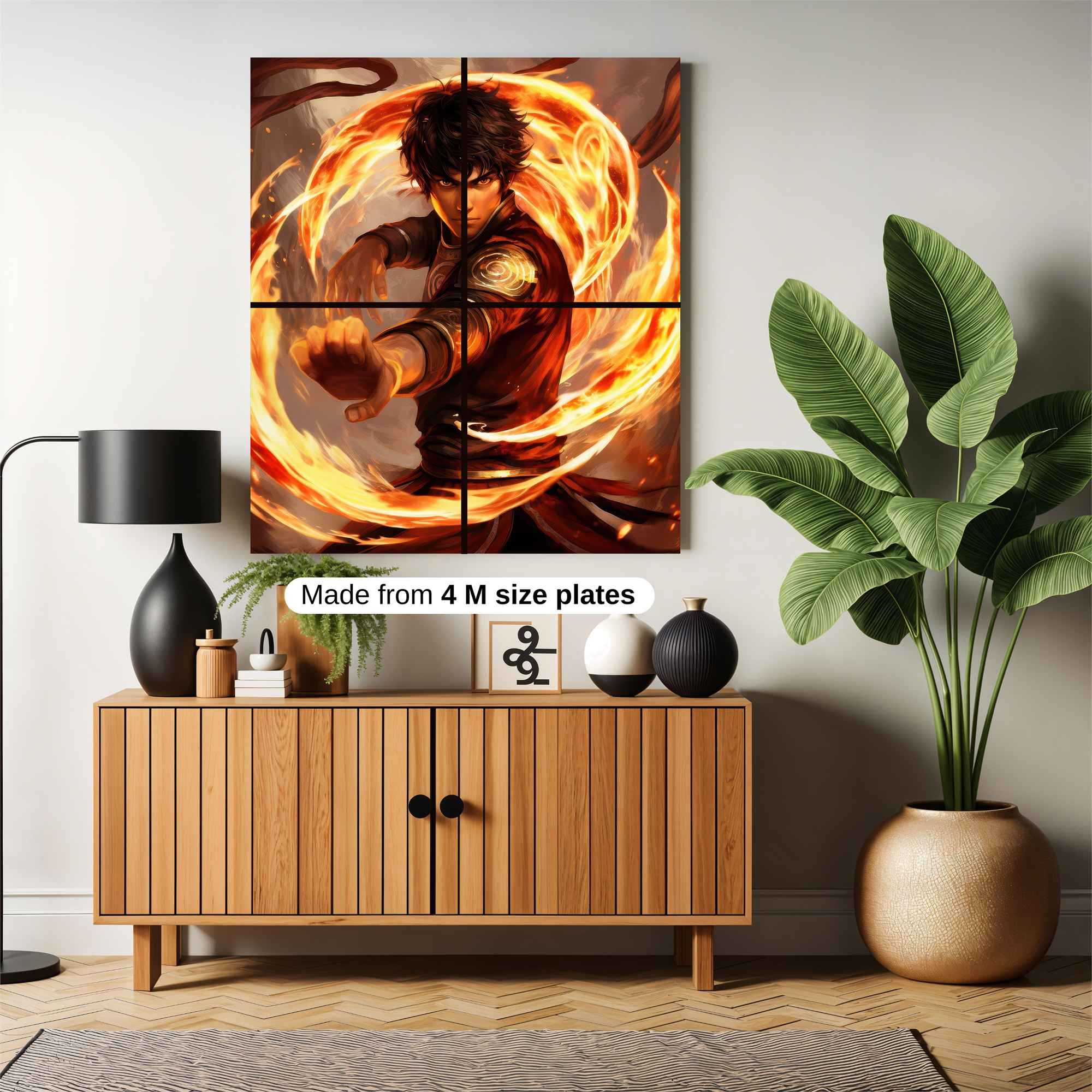 Zuko Fiery Safe Wall Magnetic / M