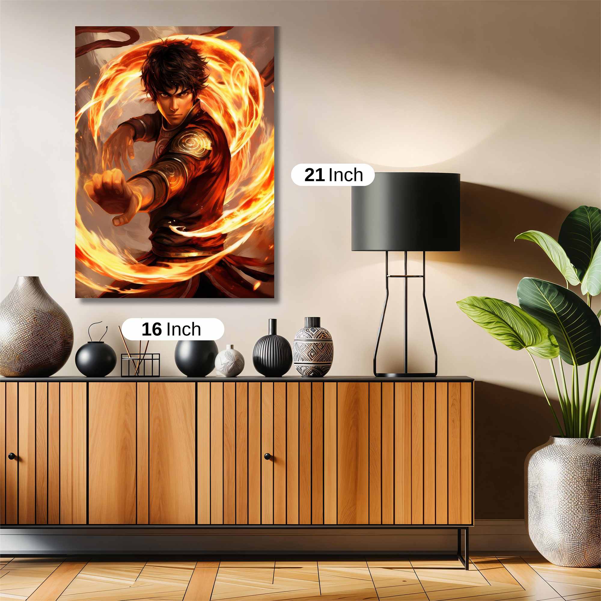 Zuko Fiery Safe Wall Magnetic / M
