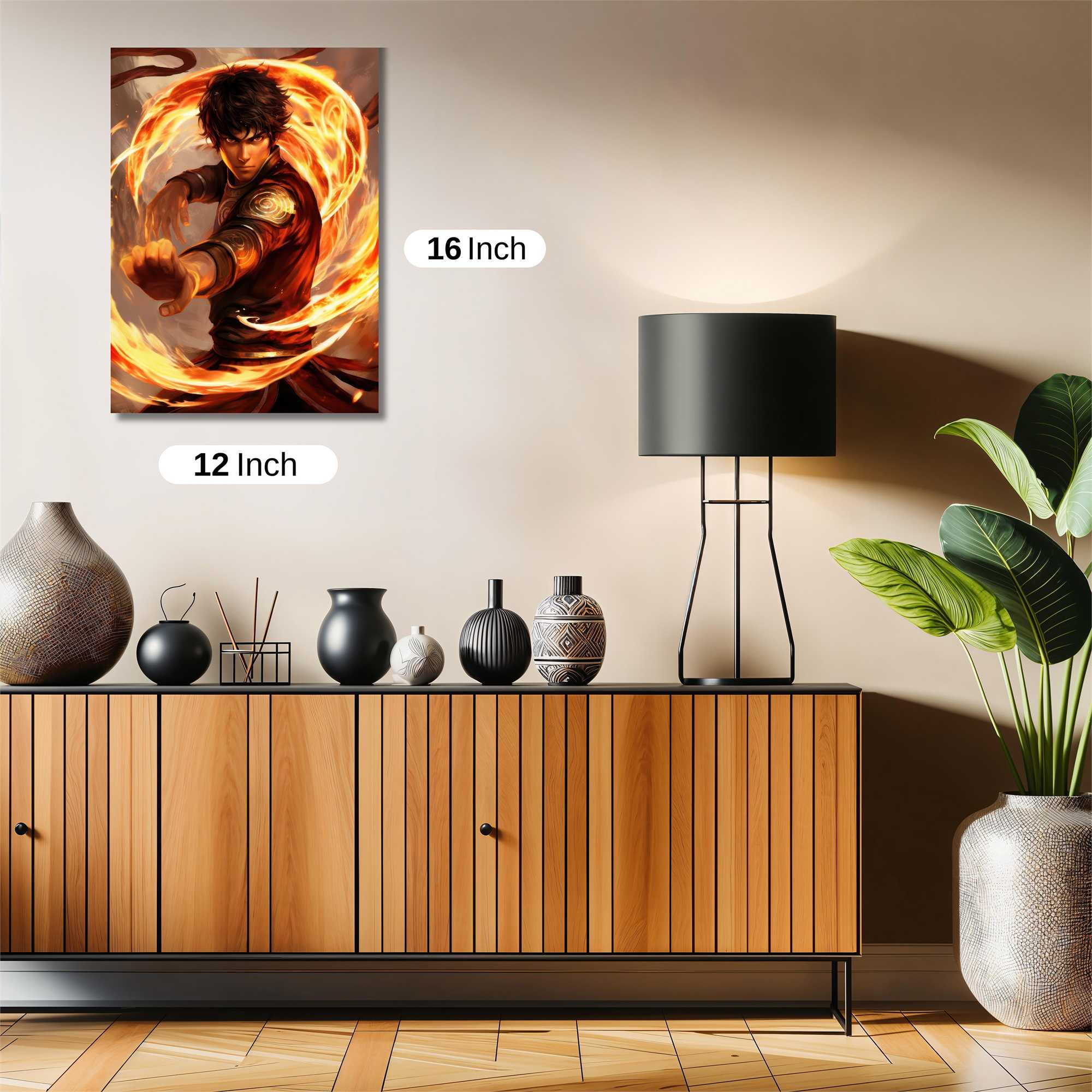 Zuko Fiery Safe Wall Magnetic / M