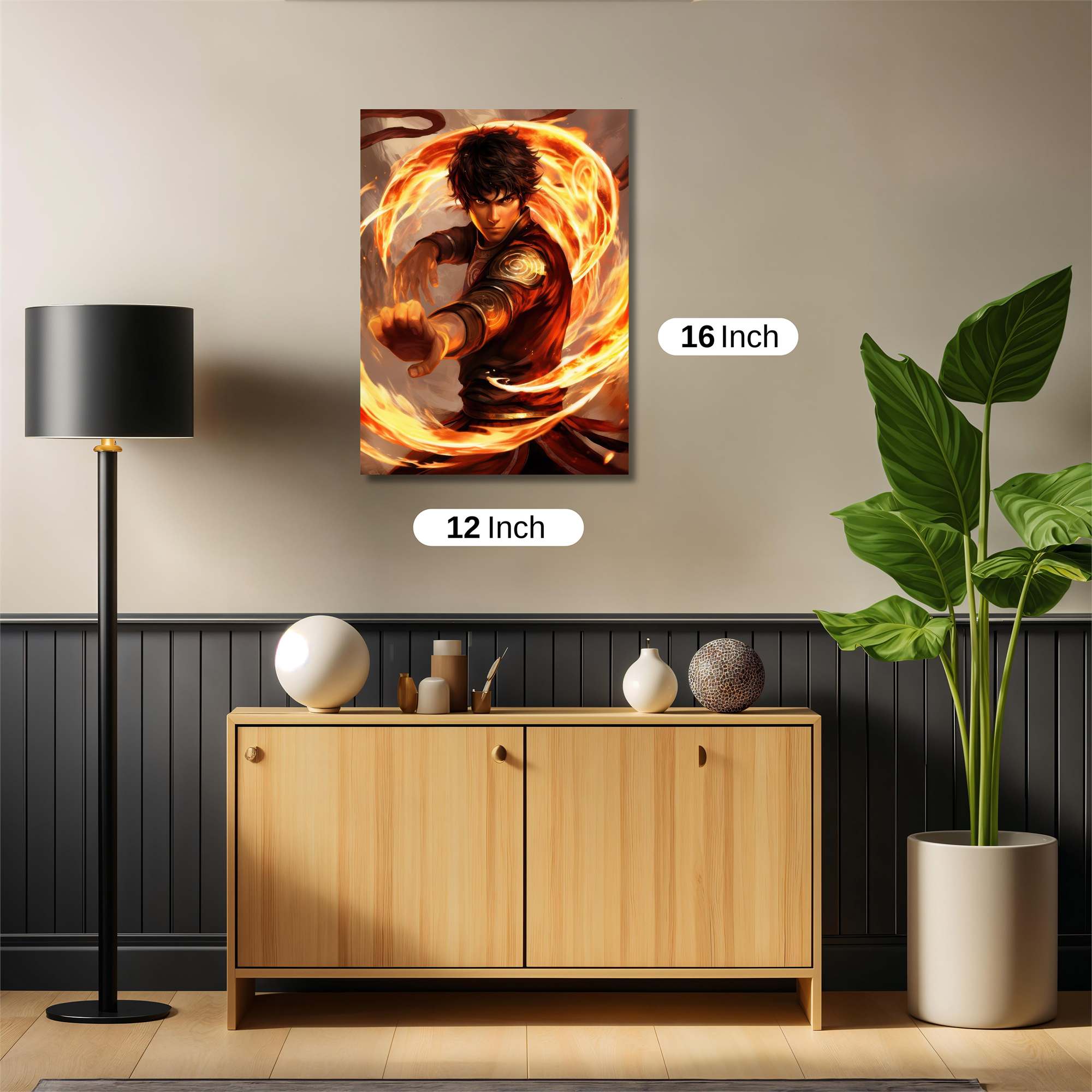 Zuko Fiery Safe Wall Magnetic / M