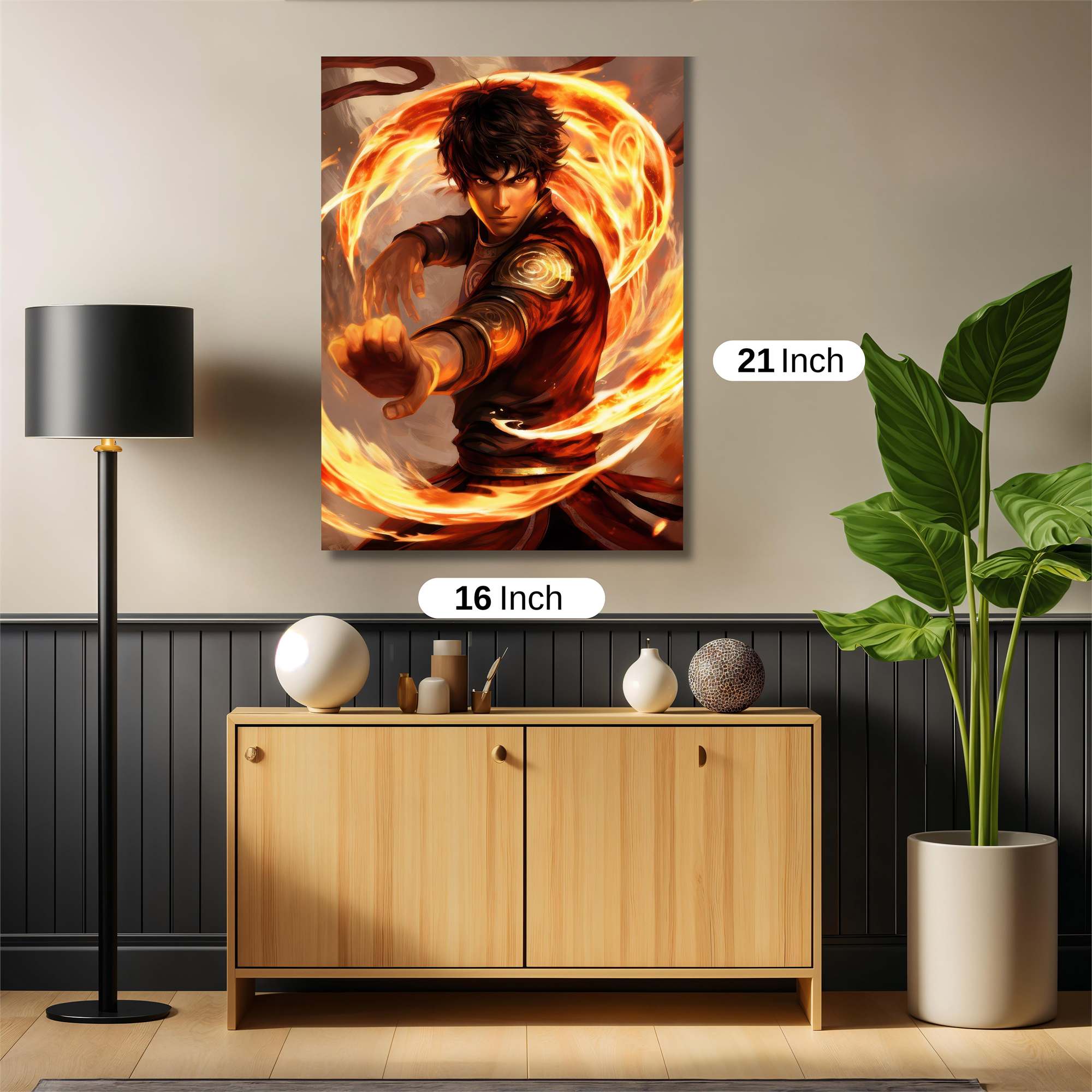 Zuko Fiery Safe Wall Magnetic / M