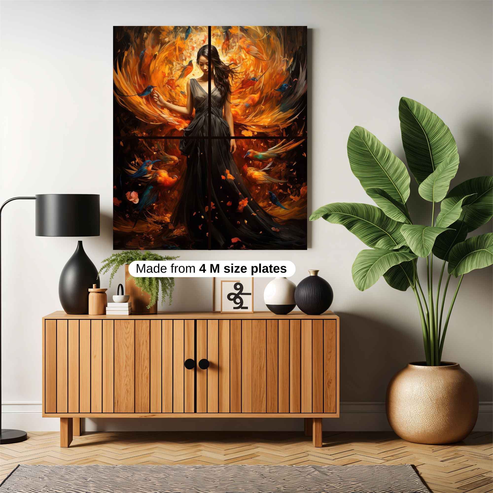 Phoenix Rebirth Safe Wall Magnetic / M