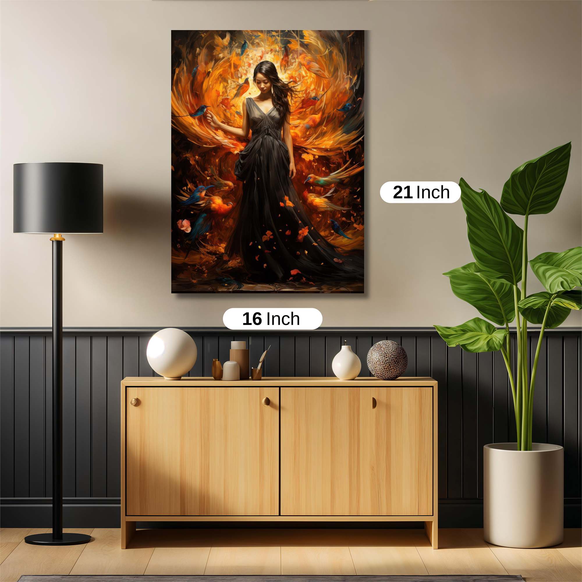 Phoenix Rebirth Safe Wall Magnetic / M