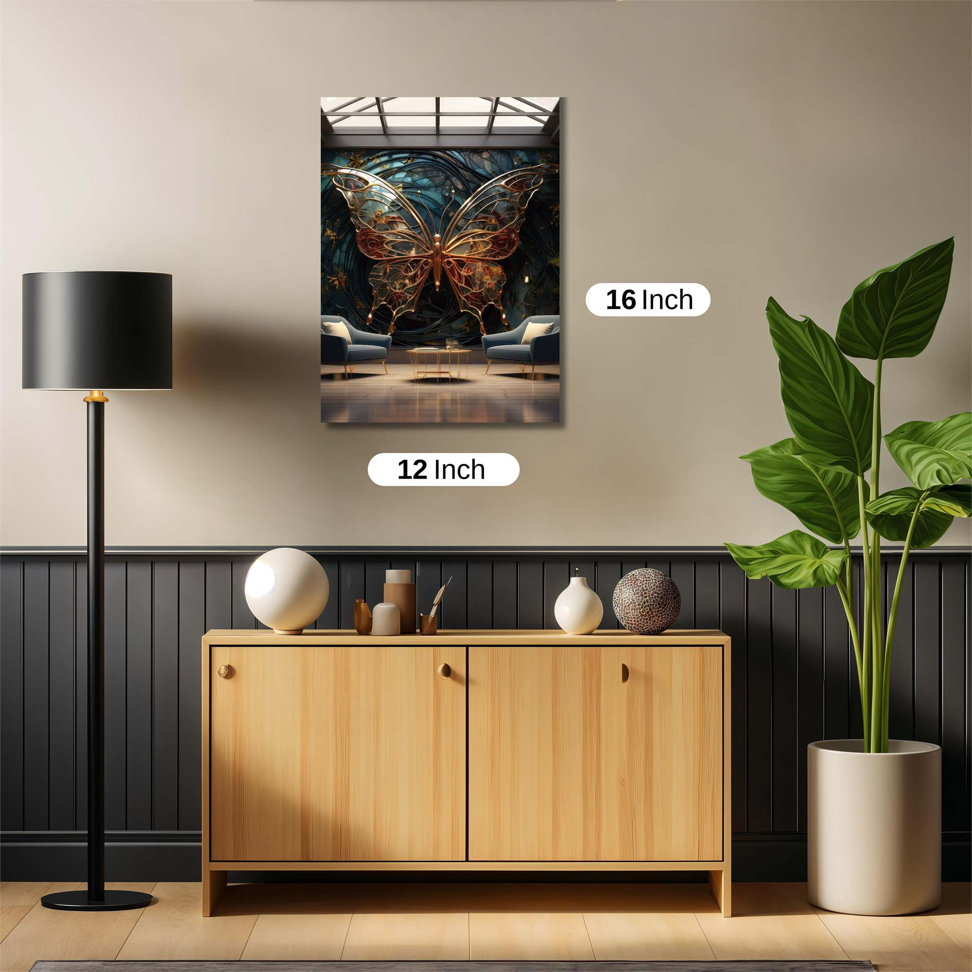 Butterfly Enigma Safe Wall Magnetic / M