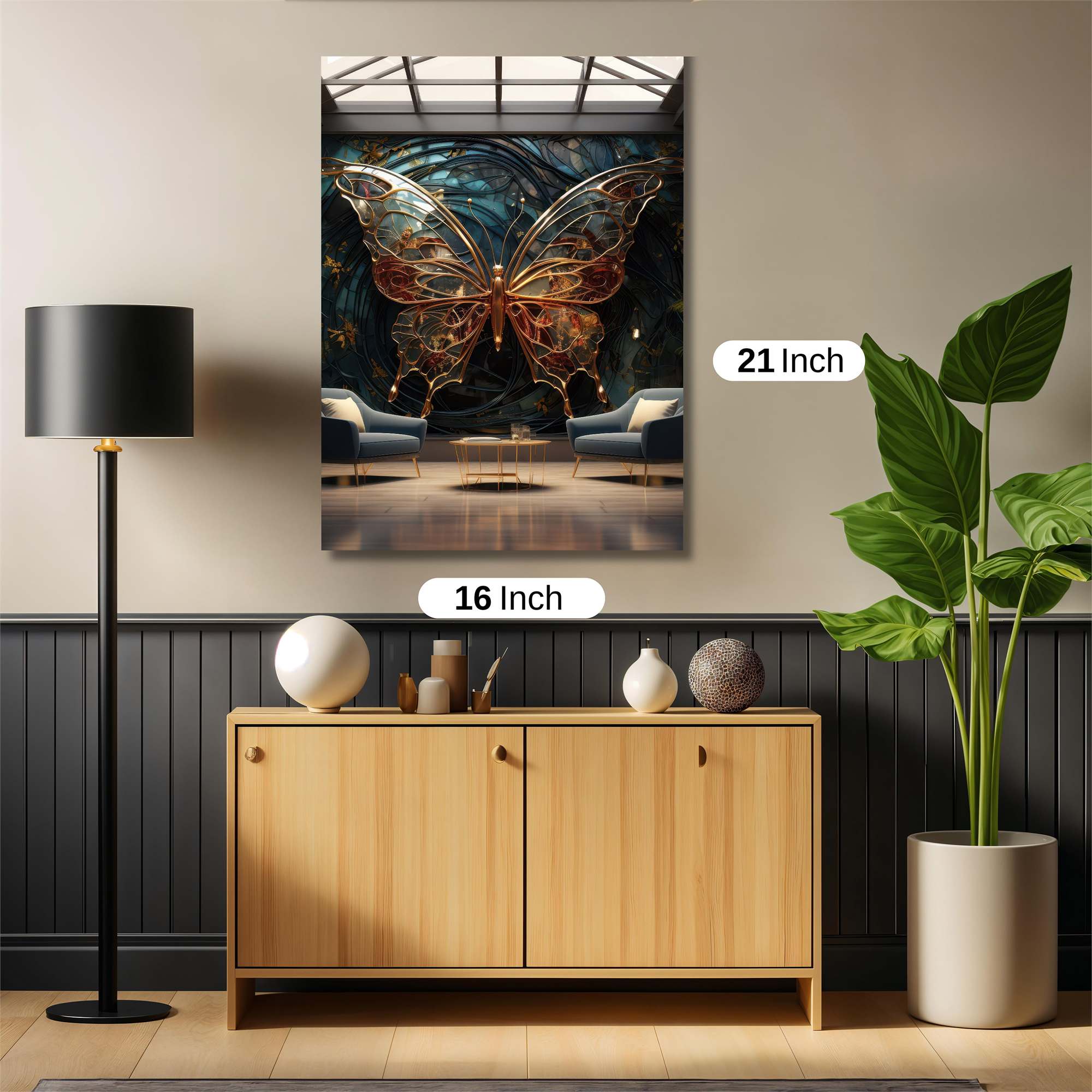 Butterfly Enigma Safe Wall Magnetic / M