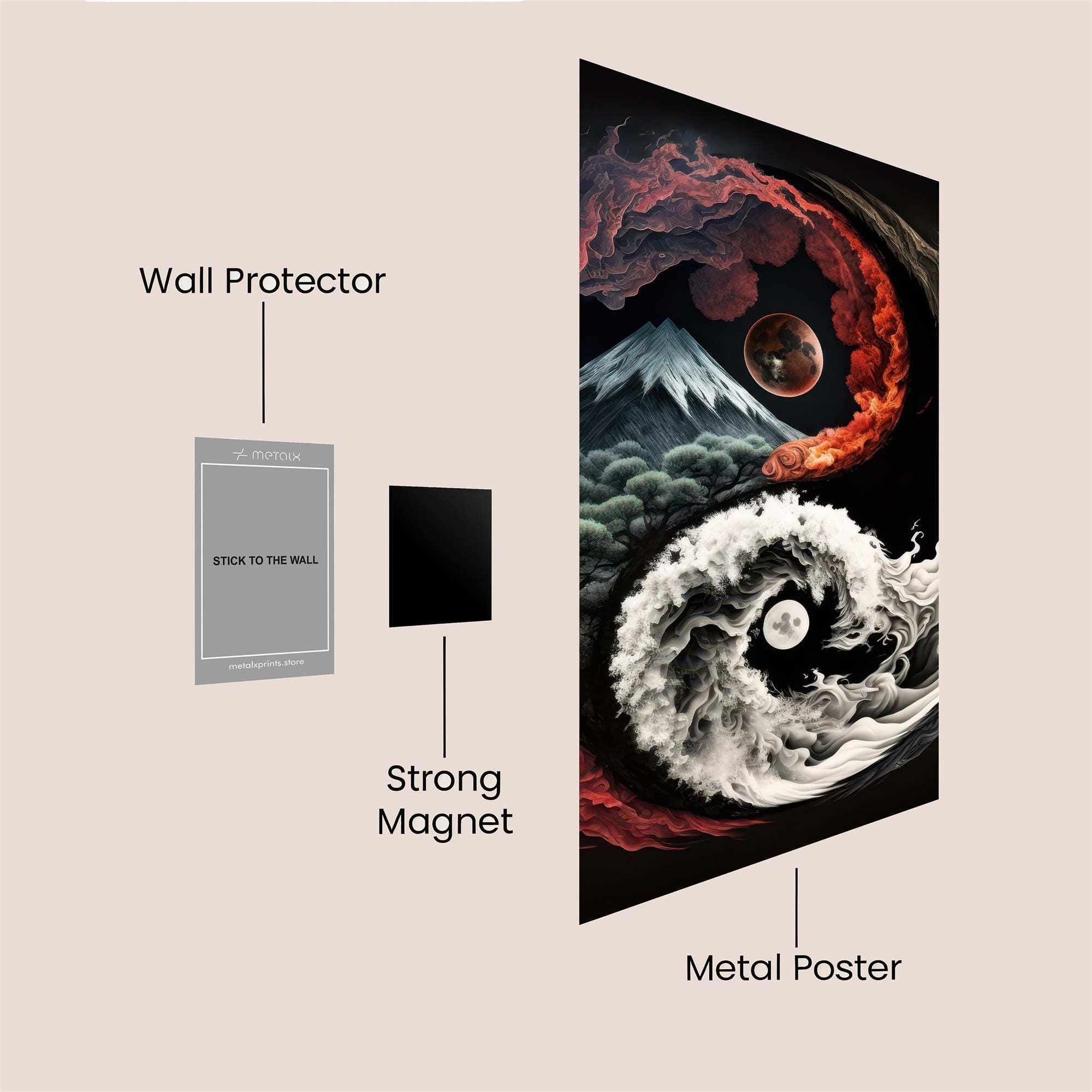 Fuji Harmony Safe Wall Magnetic / M