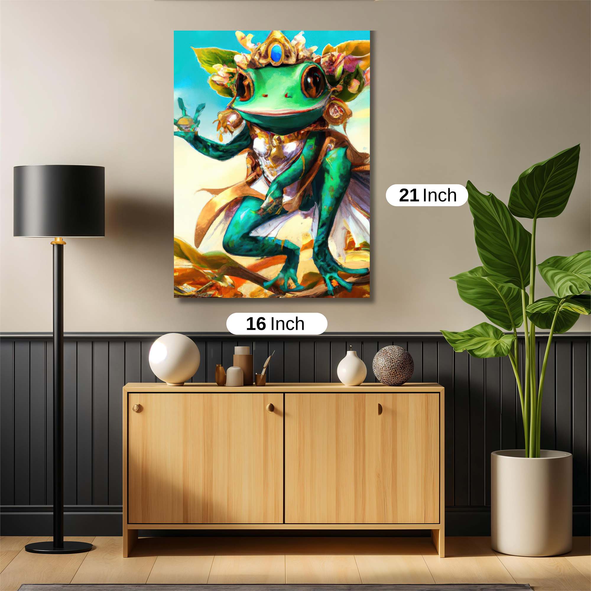Frog Royalty Safe Wall Magnetic / M