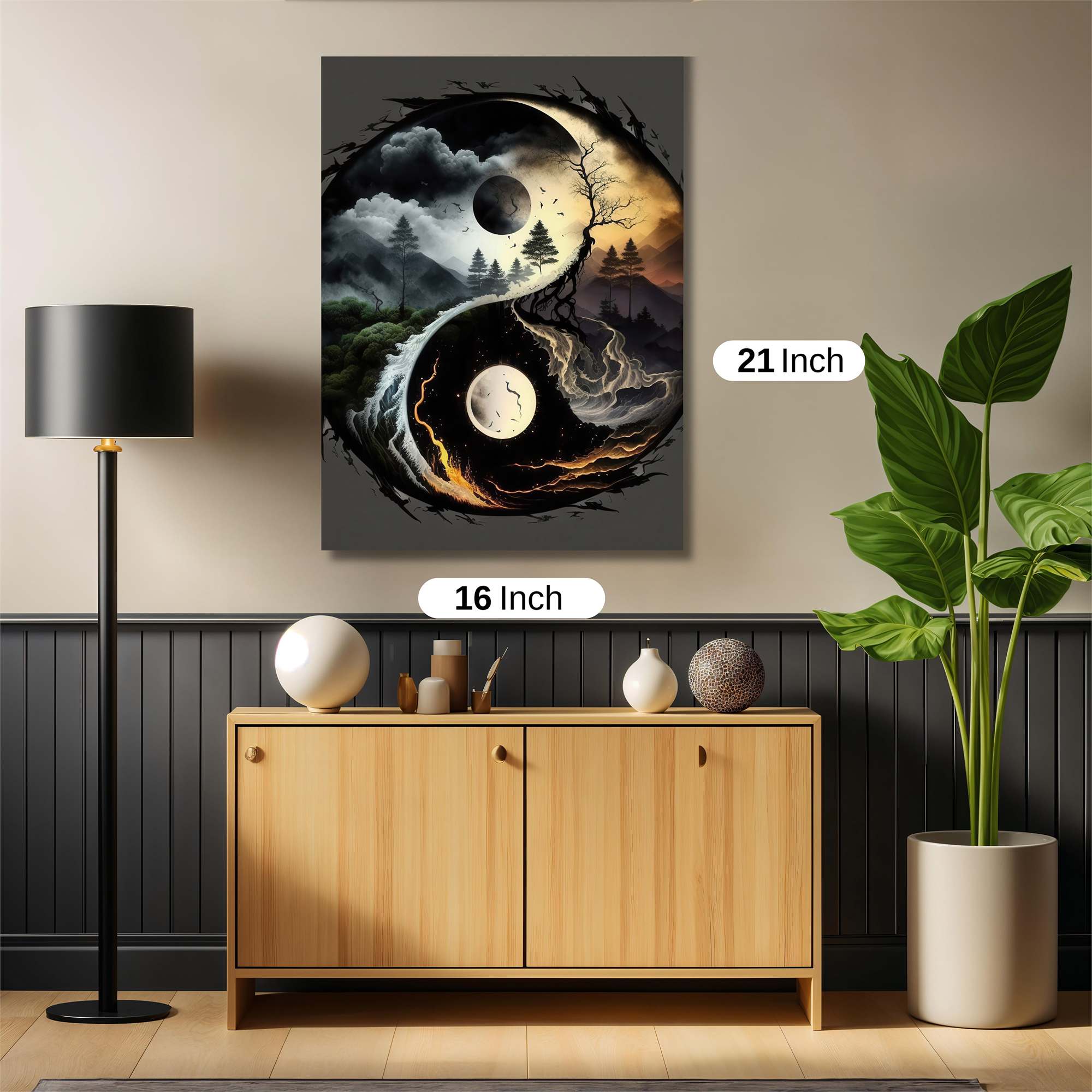 YinYang Balance Safe Wall Magnetic / M