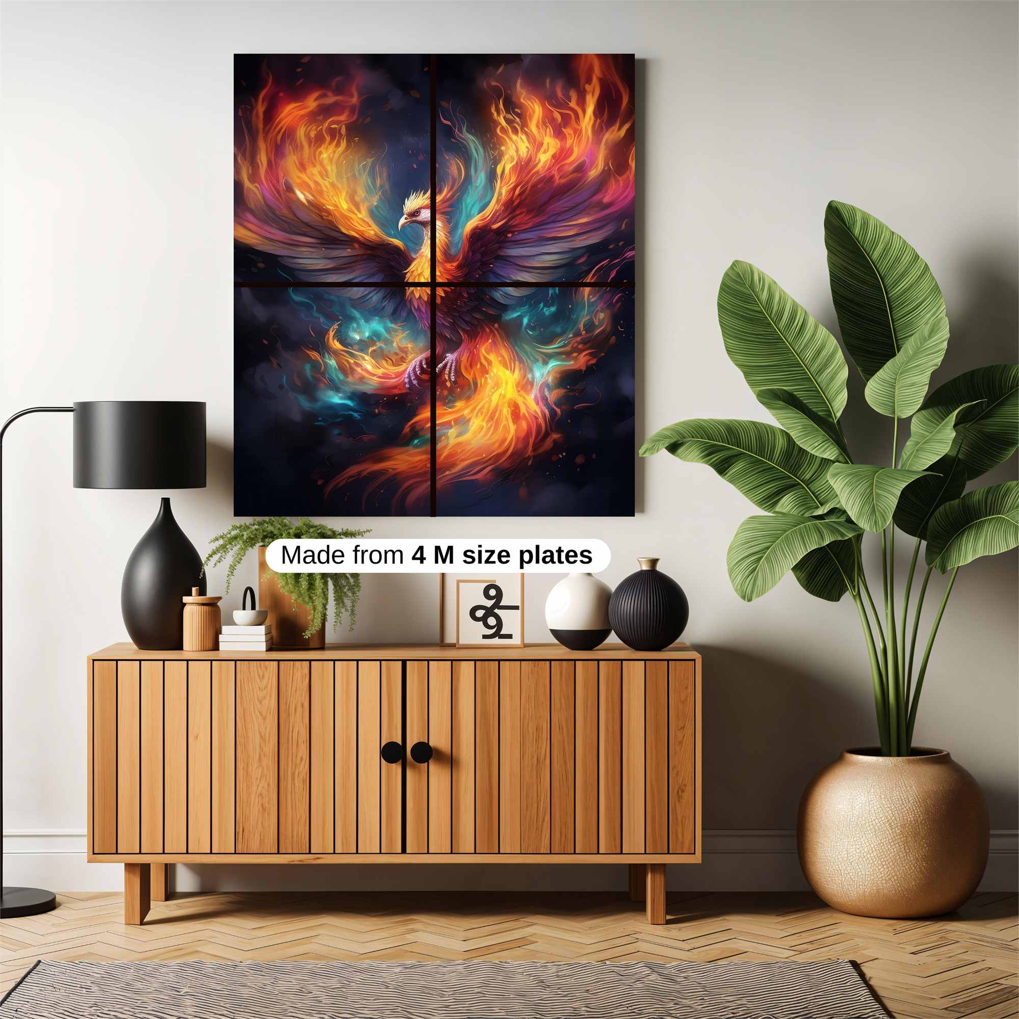 Phoenix Rebirth Safe Wall Magnetic / M