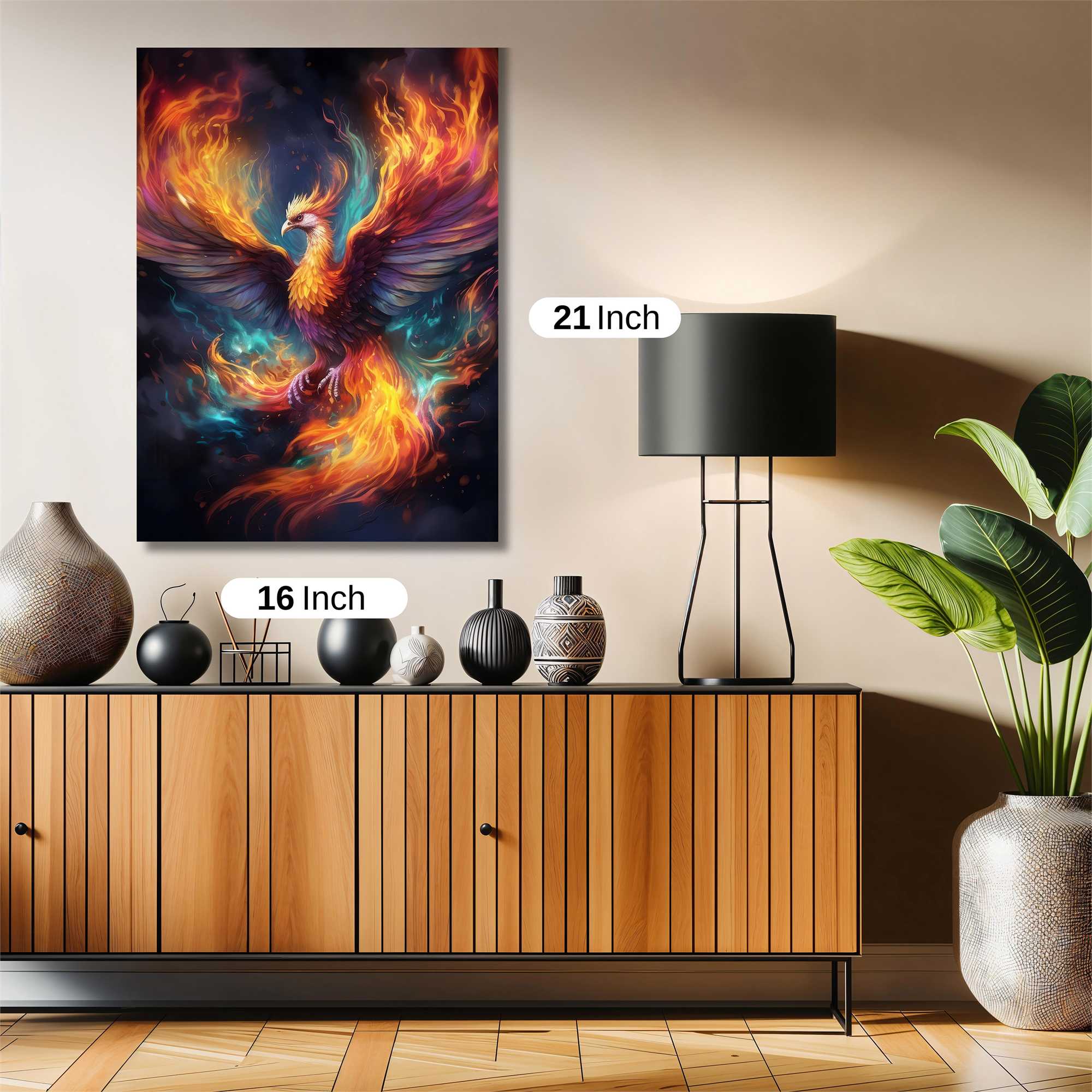 Phoenix Rebirth Safe Wall Magnetic / M