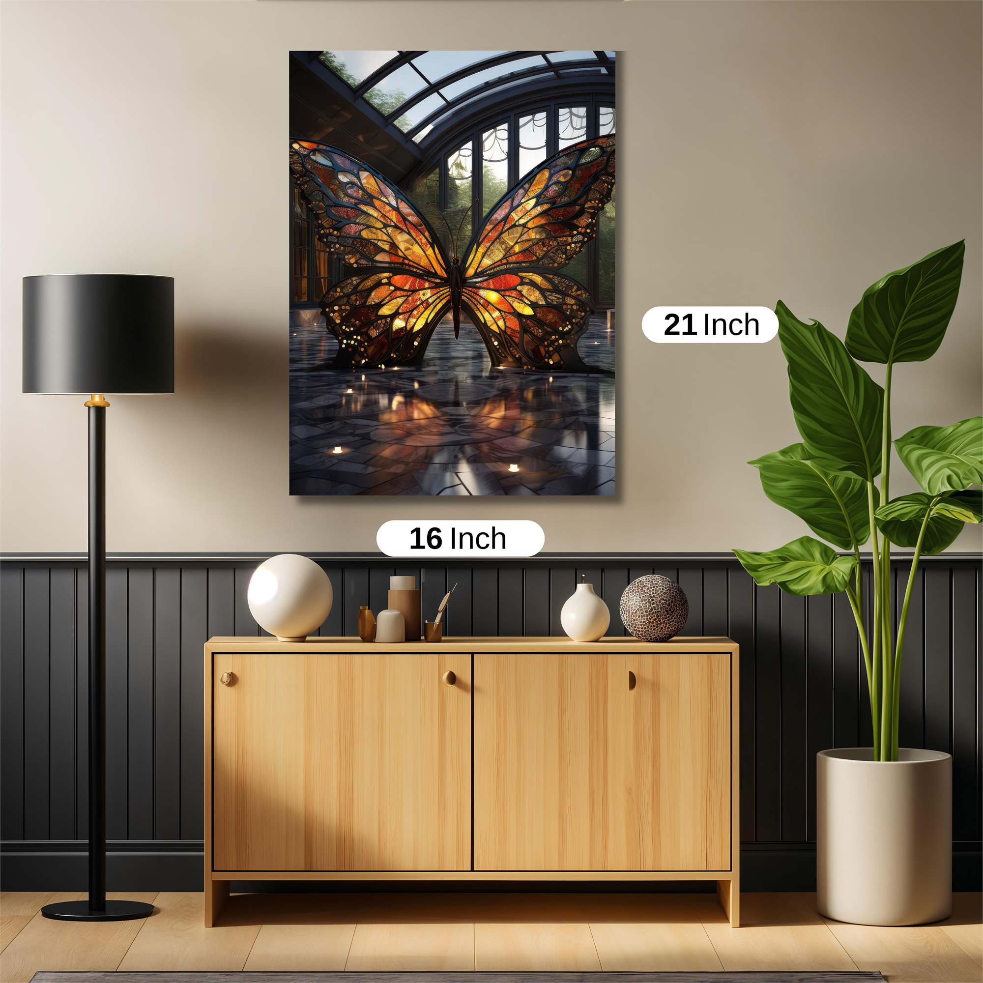 Butterfly Radiance Safe Wall Magnetic / M