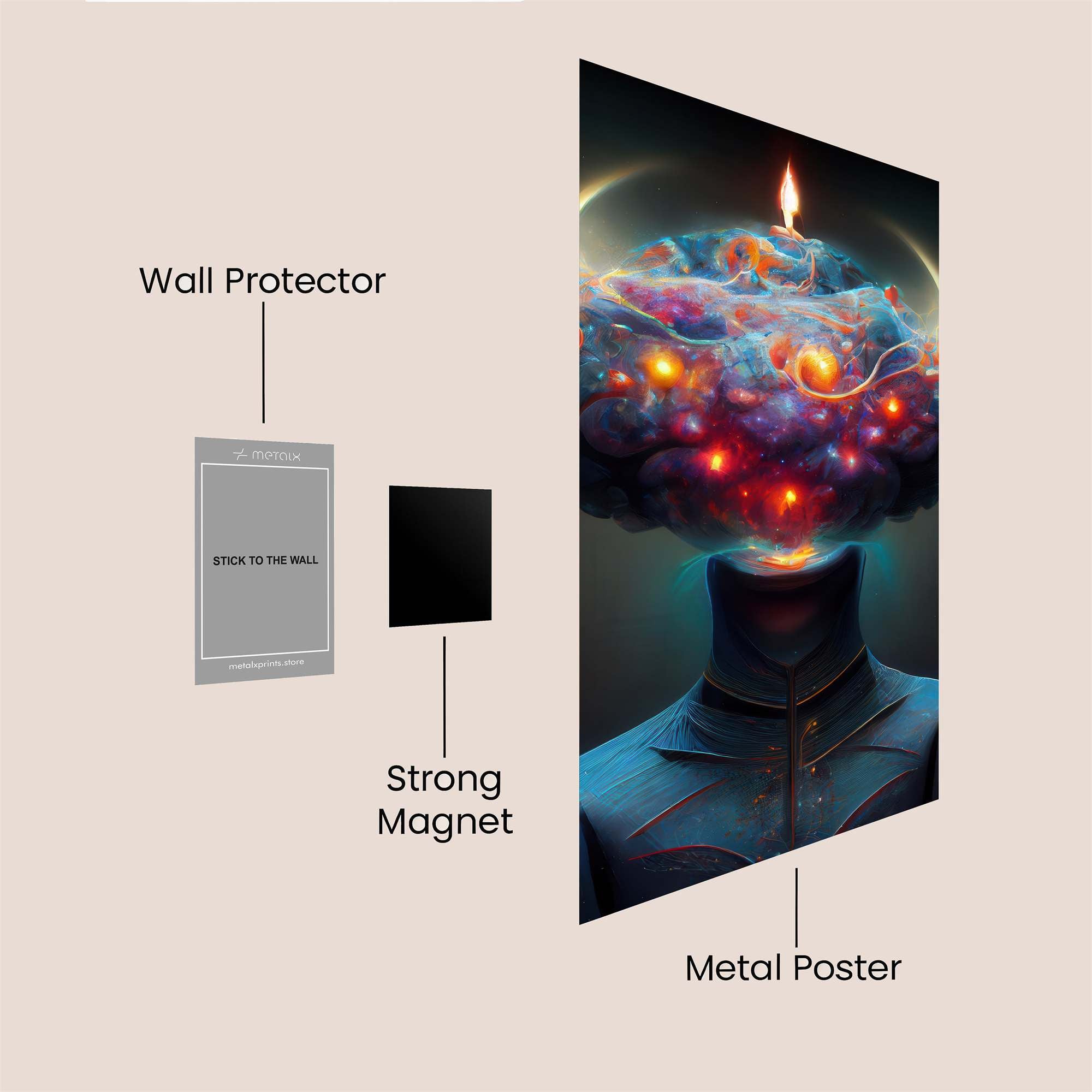 MindFlare Safe Wall Magnetic / M