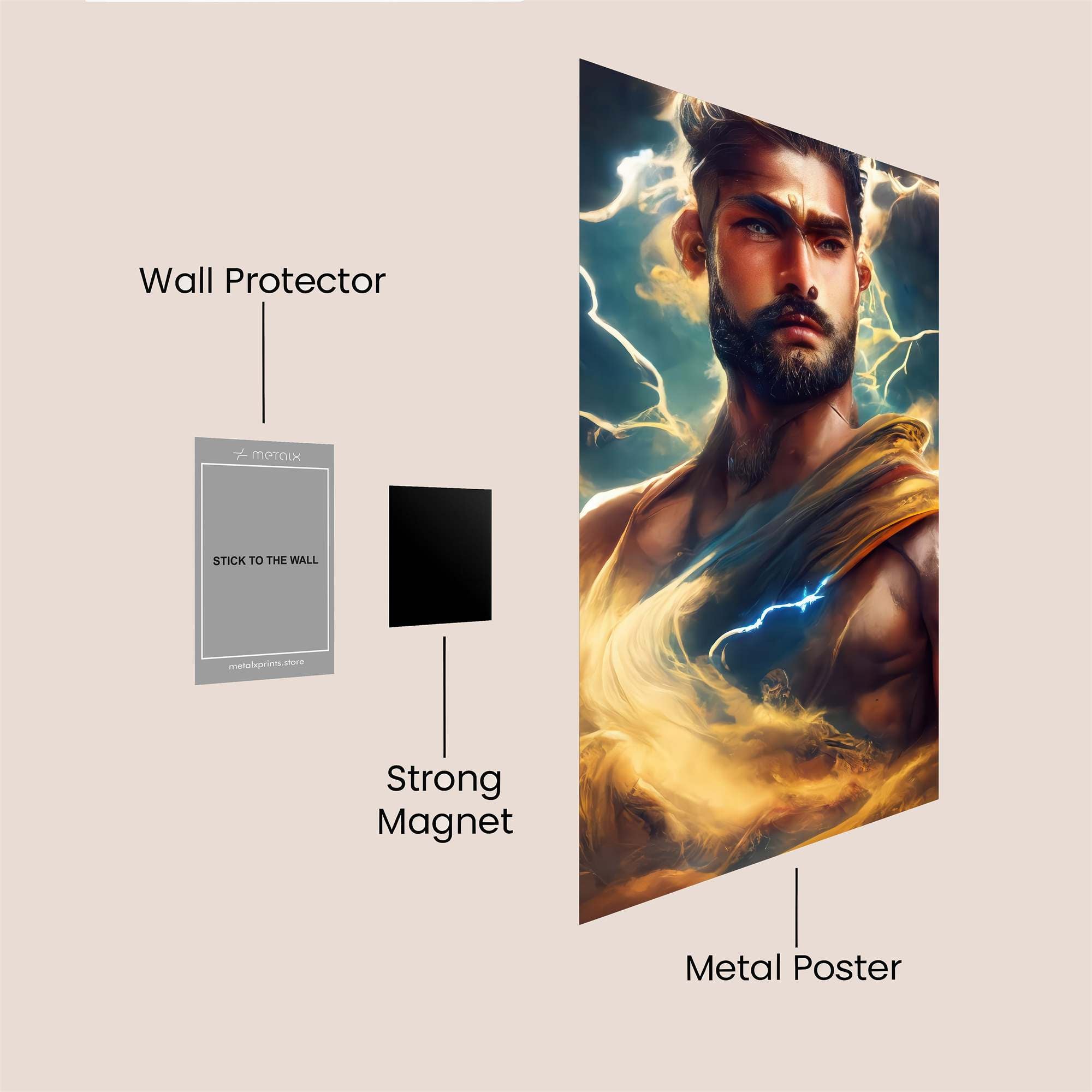 Indra Unleashed Safe Wall Magnetic / M