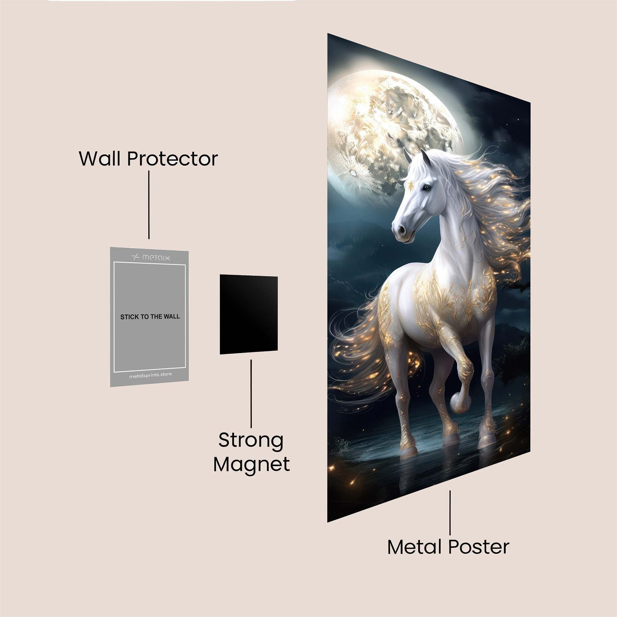 Moonlit Majesty Safe Wall Magnetic / M