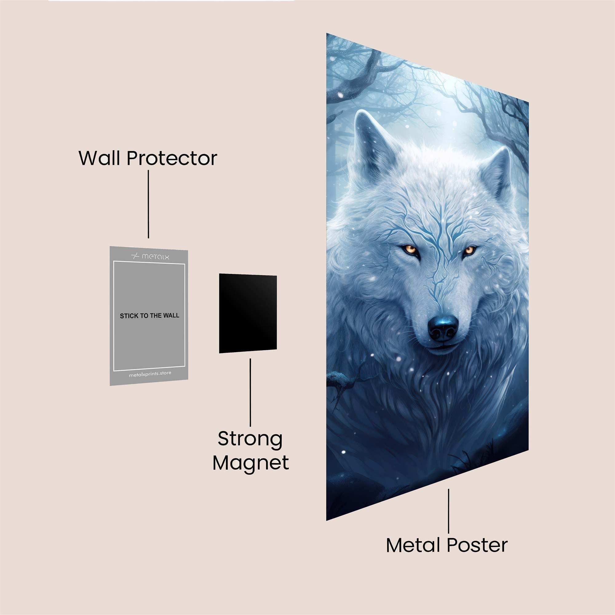 Moonlit Majesty Safe Wall Magnetic / M