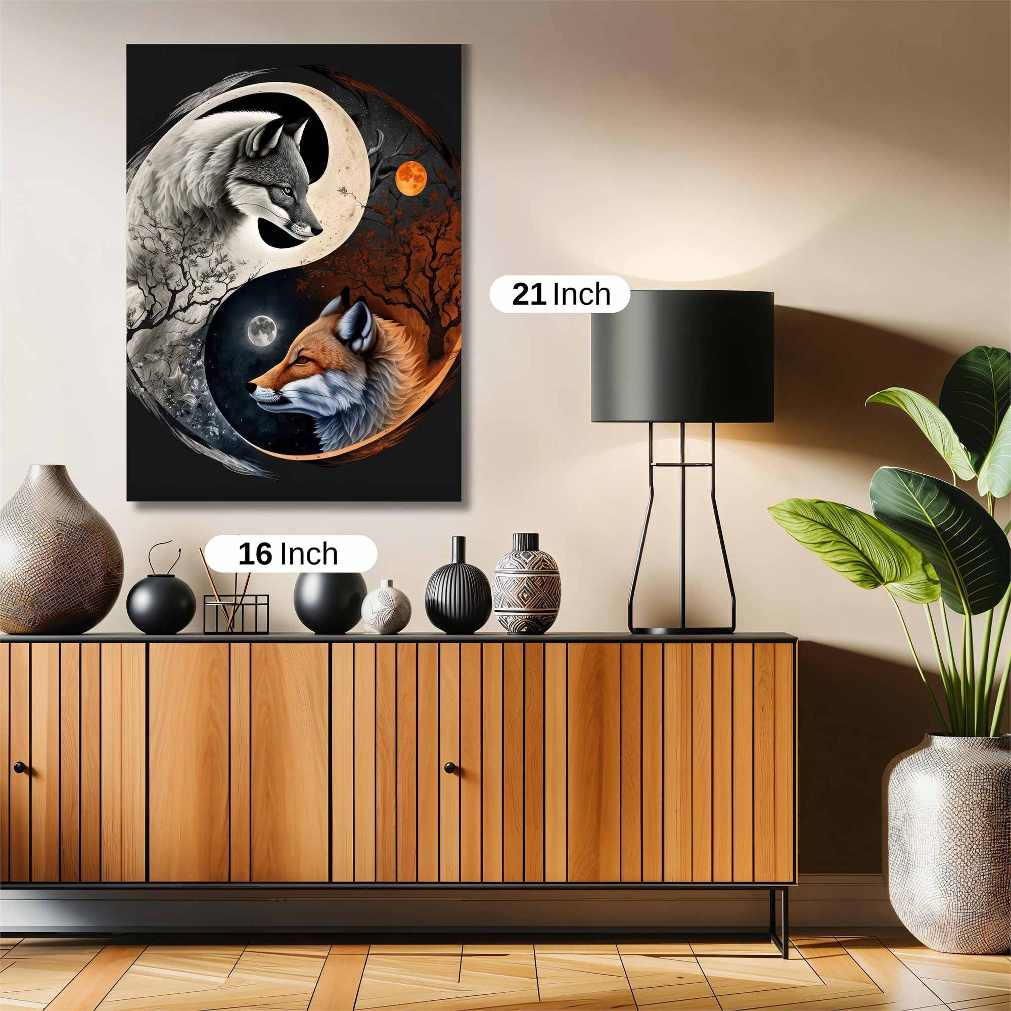 Wolf-Fox Duality Safe Wall Magnetic / M