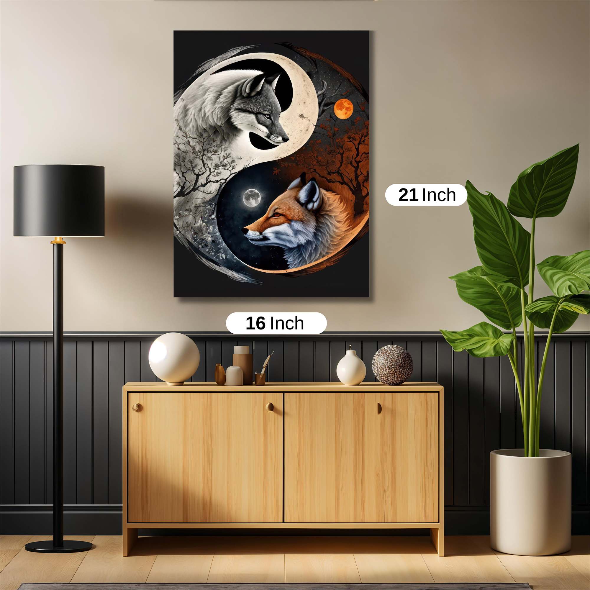 Wolf-Fox Duality Safe Wall Magnetic / M