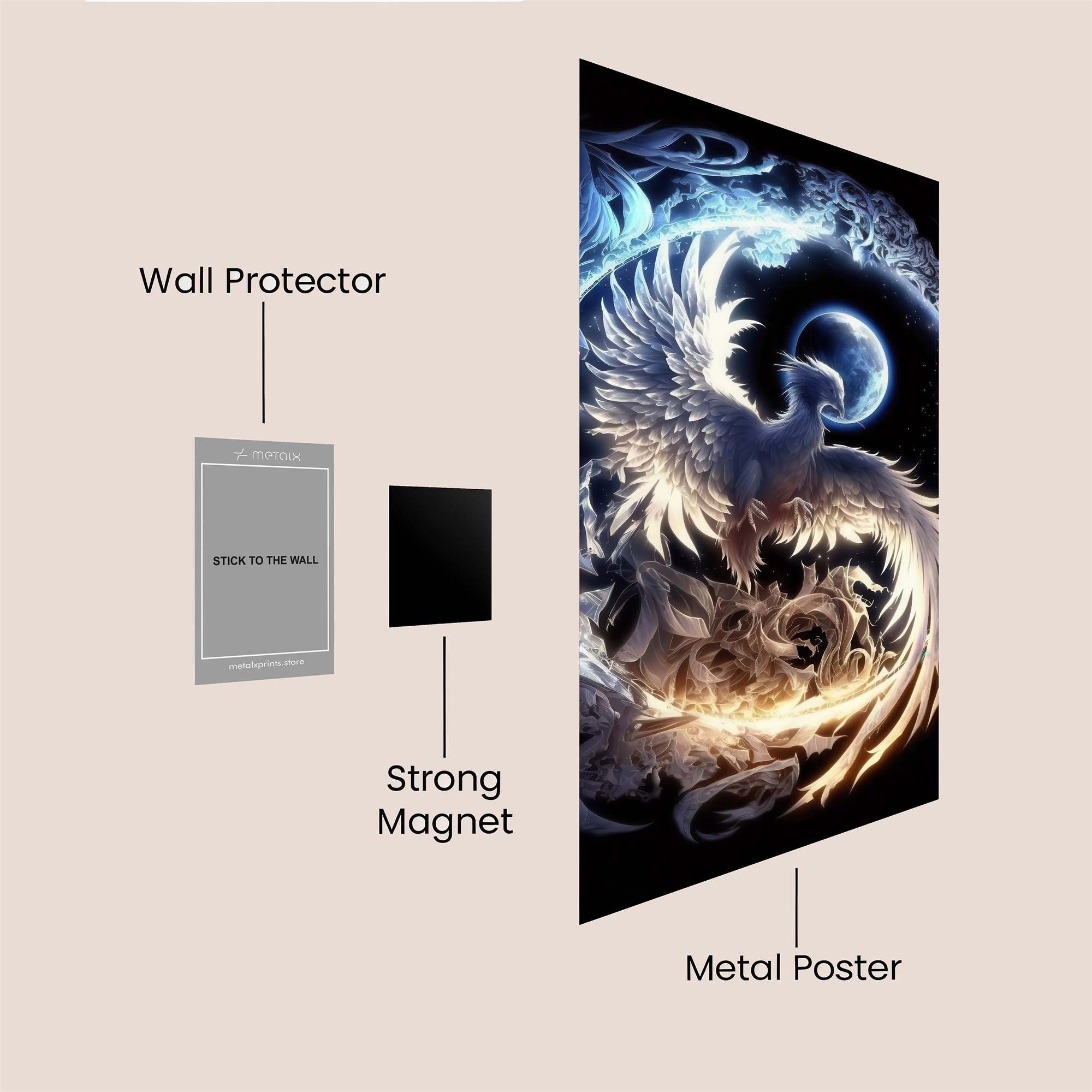 Phoenix Enigma Safe Wall Magnetic / M