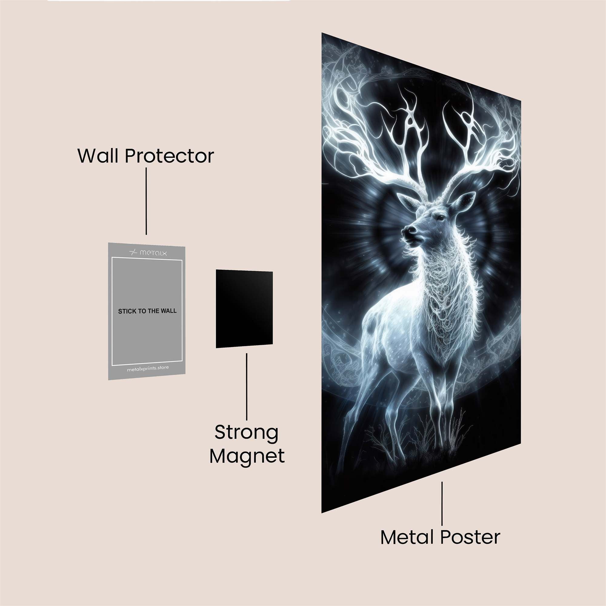 Stag Radiance Safe Wall Magnetic / M
