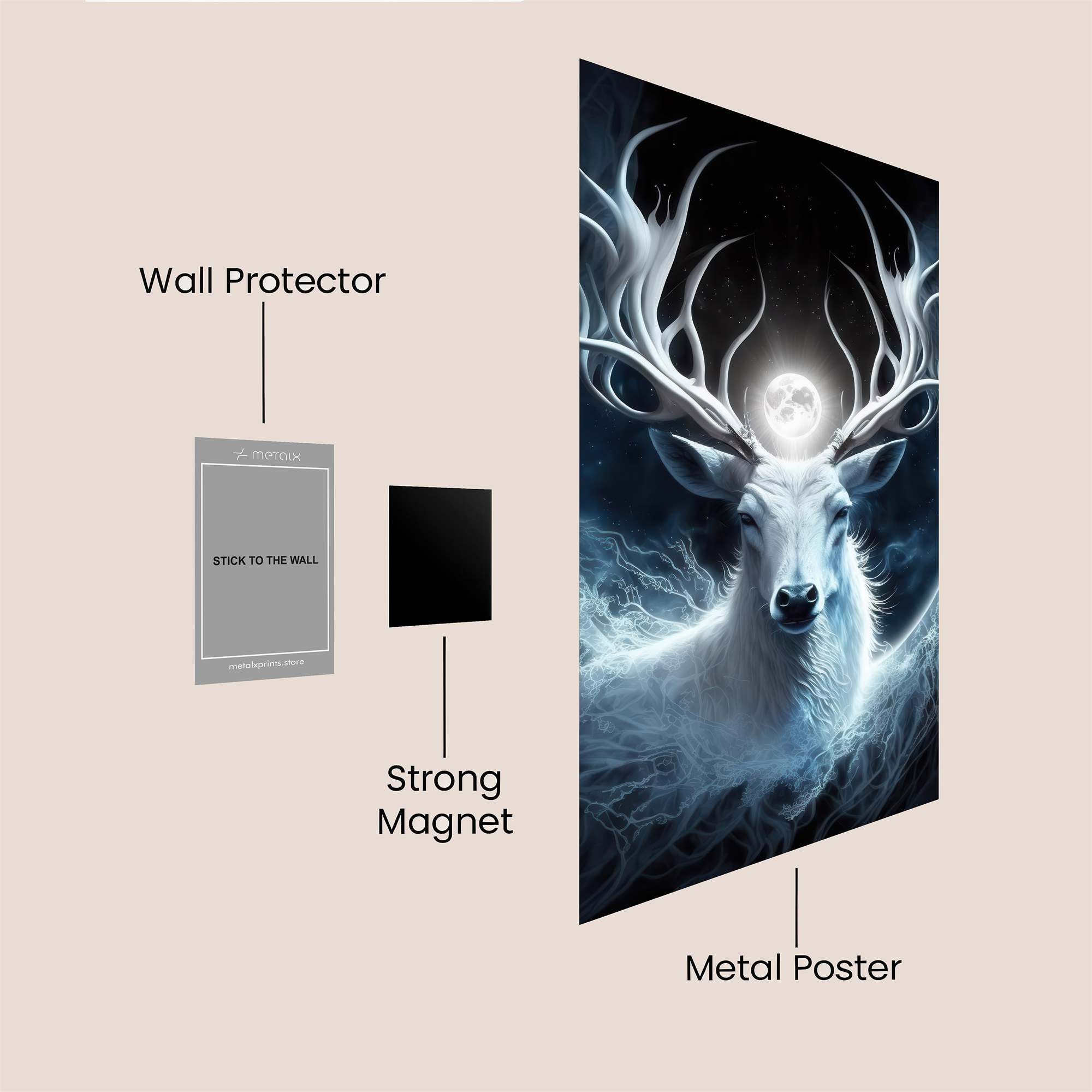Moonlit Majesty Safe Wall Magnetic / M