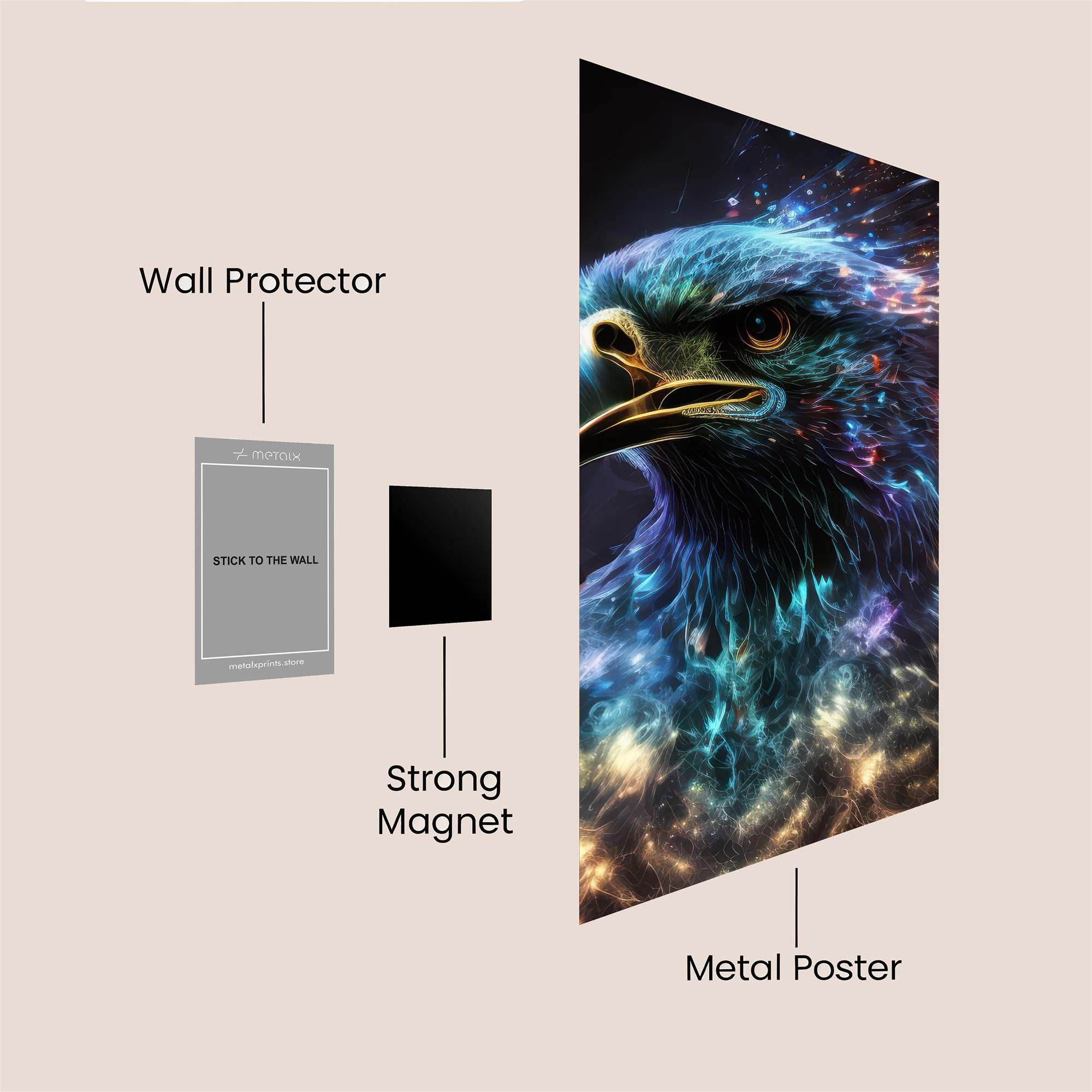 Phoenix Ignite Safe Wall Magnetic / M