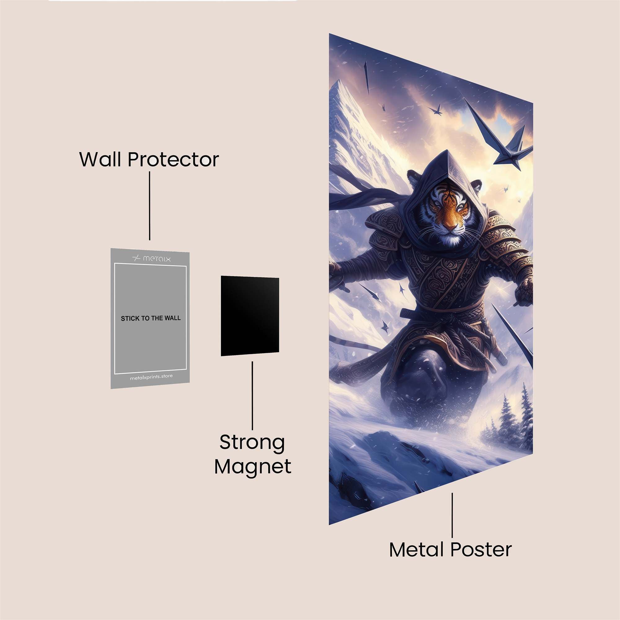 Tiger Tempest Safe Wall Magnetic / M