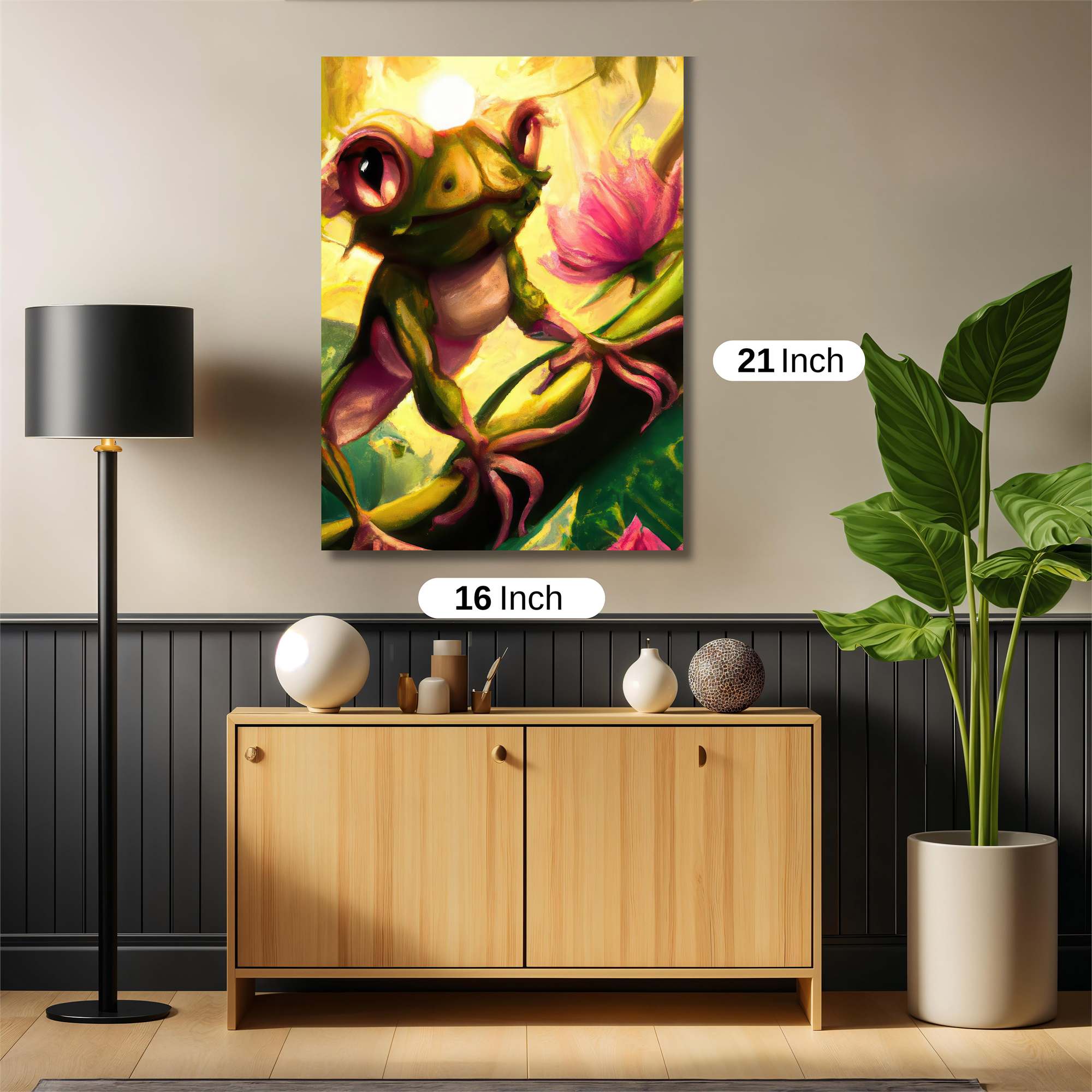 Frog Bliss Safe Wall Magnetic / M