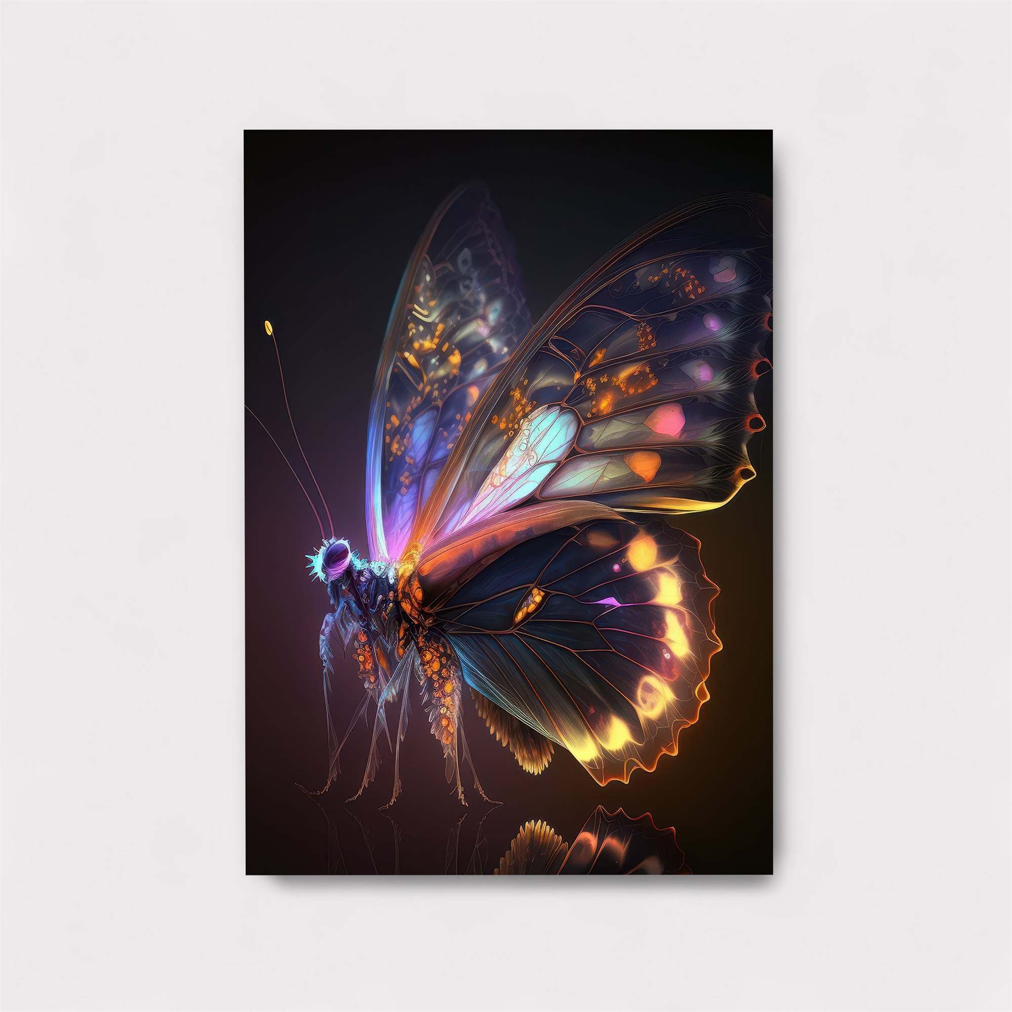 Luminous Butterfly Safe Wall Magnetic / M