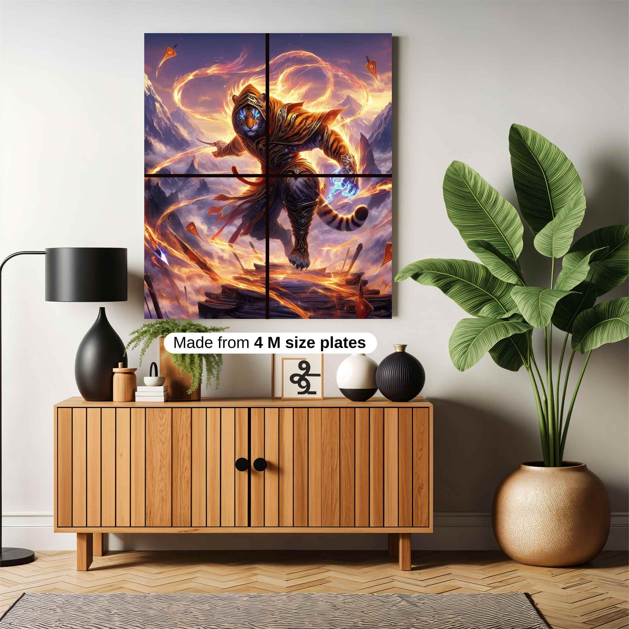 Tiger Blaze Safe Wall Magnetic / M