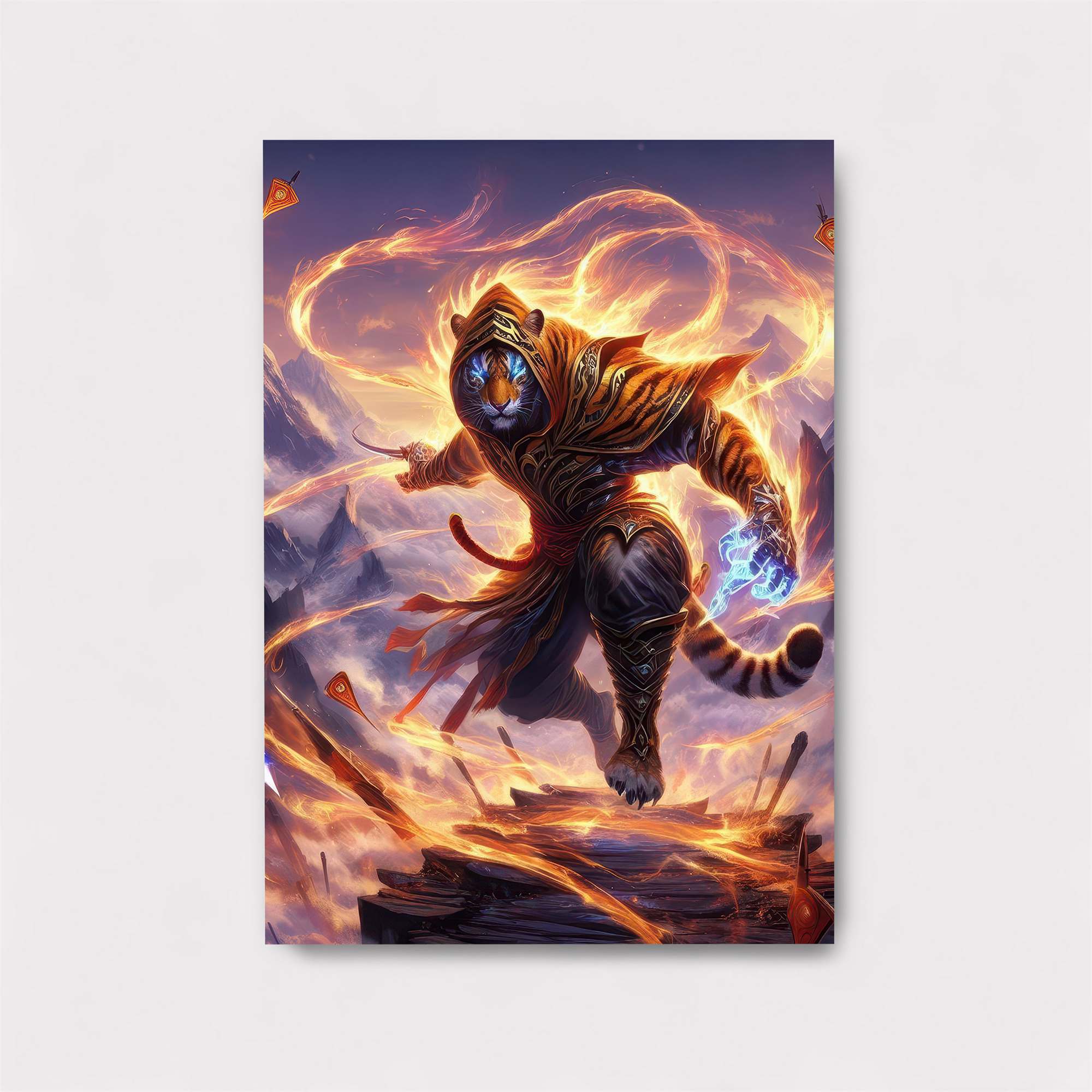 Tiger Blaze Safe Wall Magnetic / M