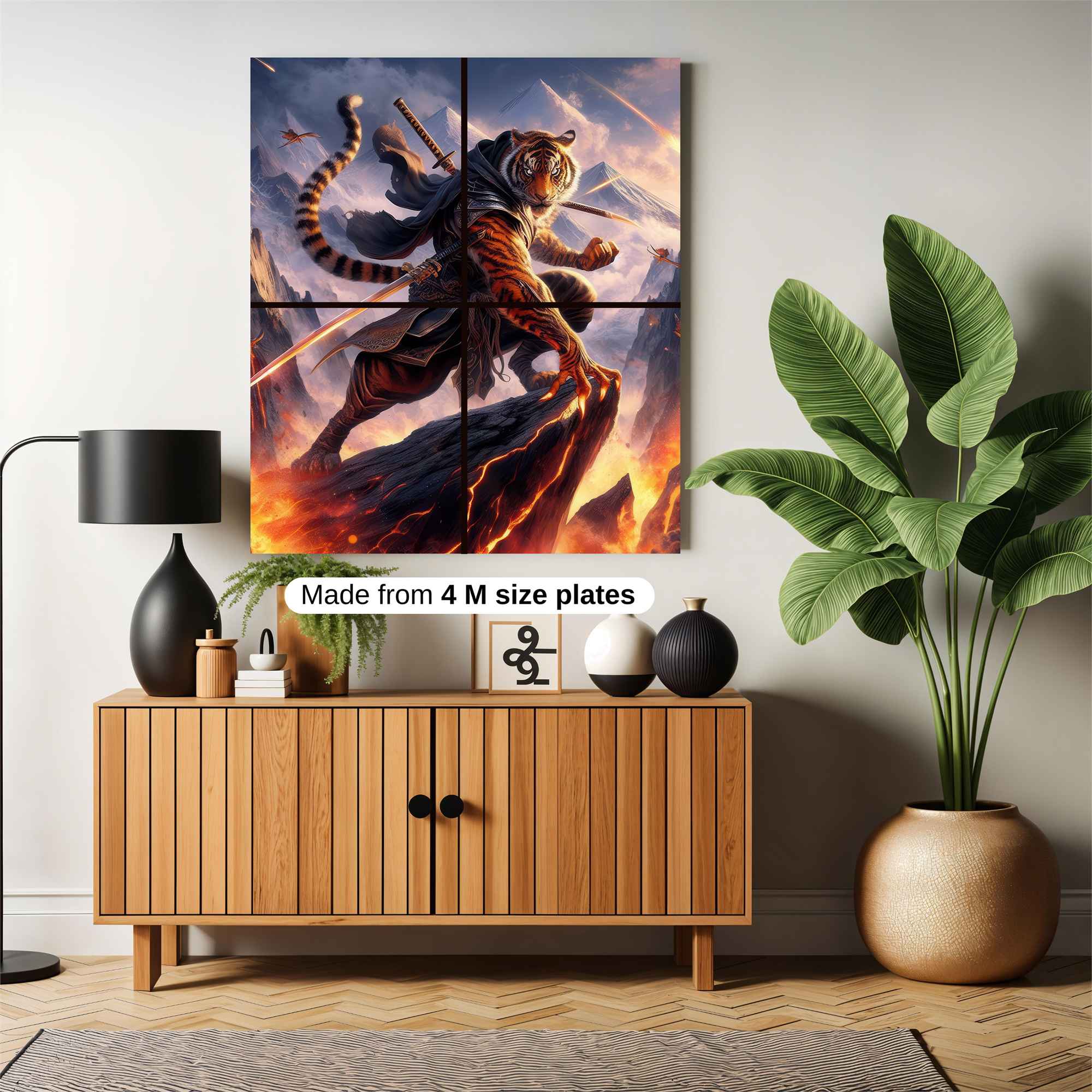 Tiger Fury Safe Wall Magnetic / M