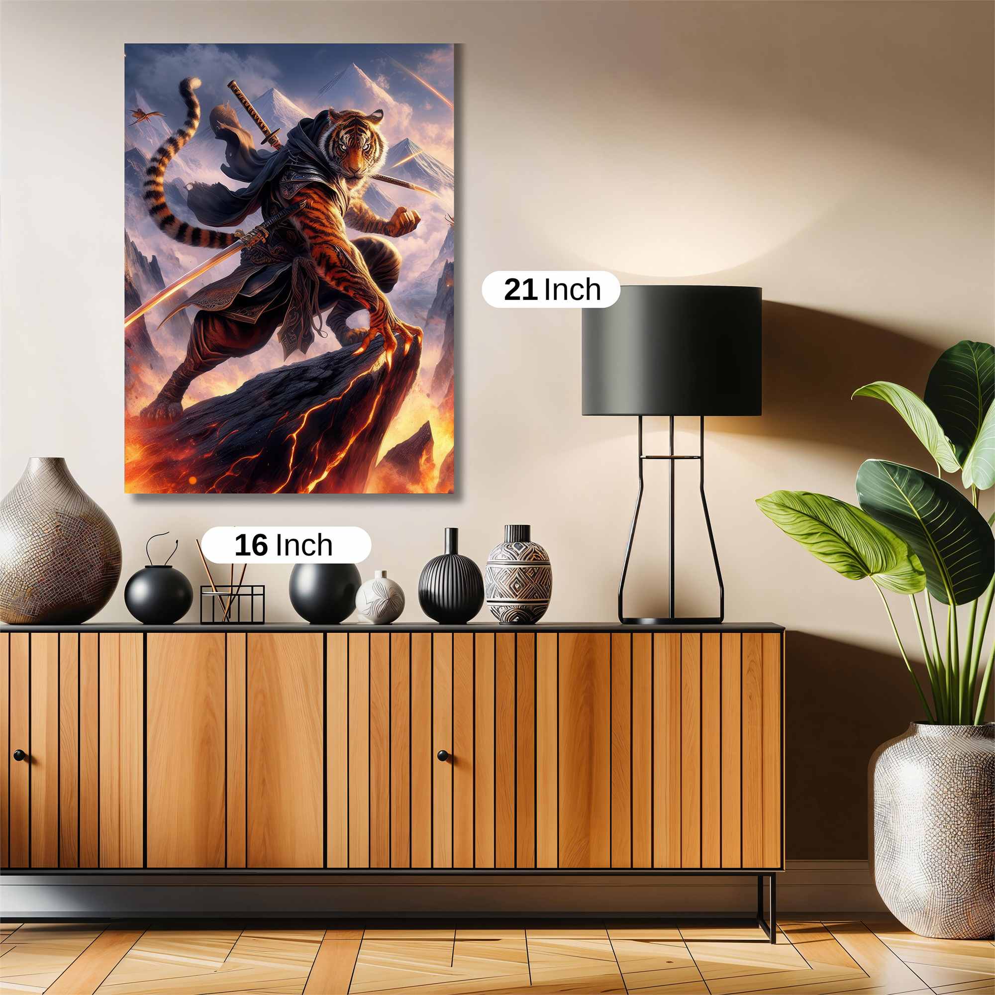 Tiger Fury Safe Wall Magnetic / M