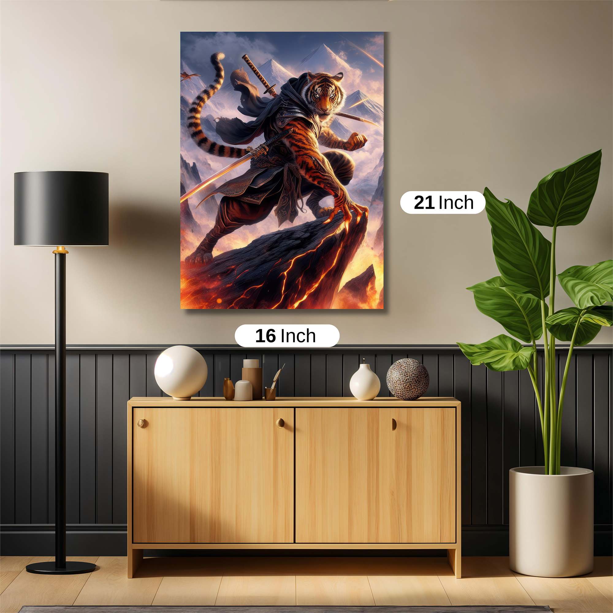 Tiger Fury Safe Wall Magnetic / M